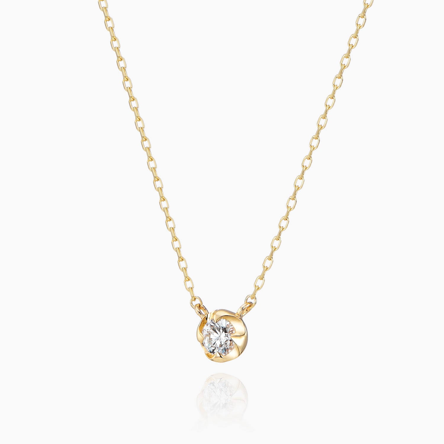 K10ネックレス バリー0.06ct ダイヤ｜MONATELIER（モナトリエ）公式