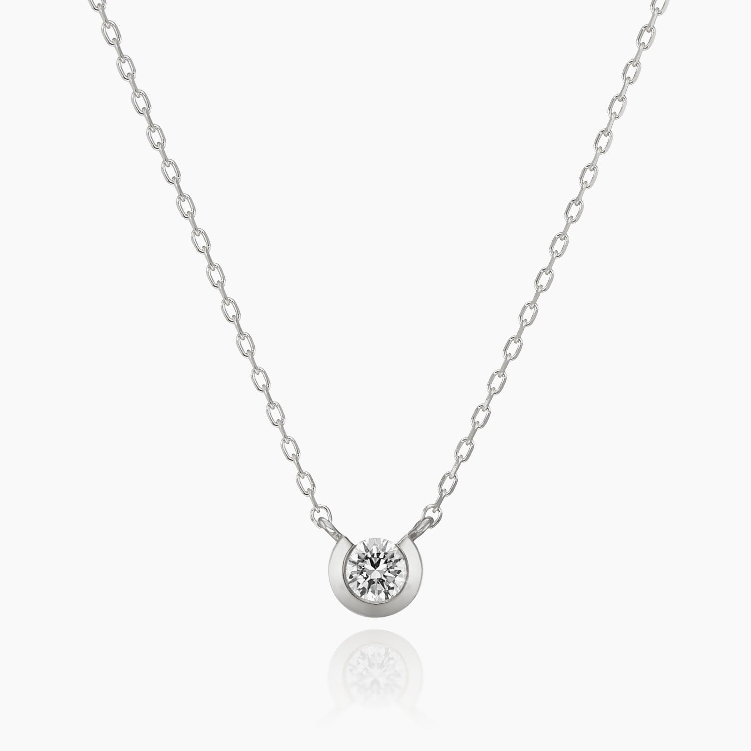 K10ネックレス ラロ0.06ct ダイヤ｜MONATELIER（モナトリエ）公式｜K10