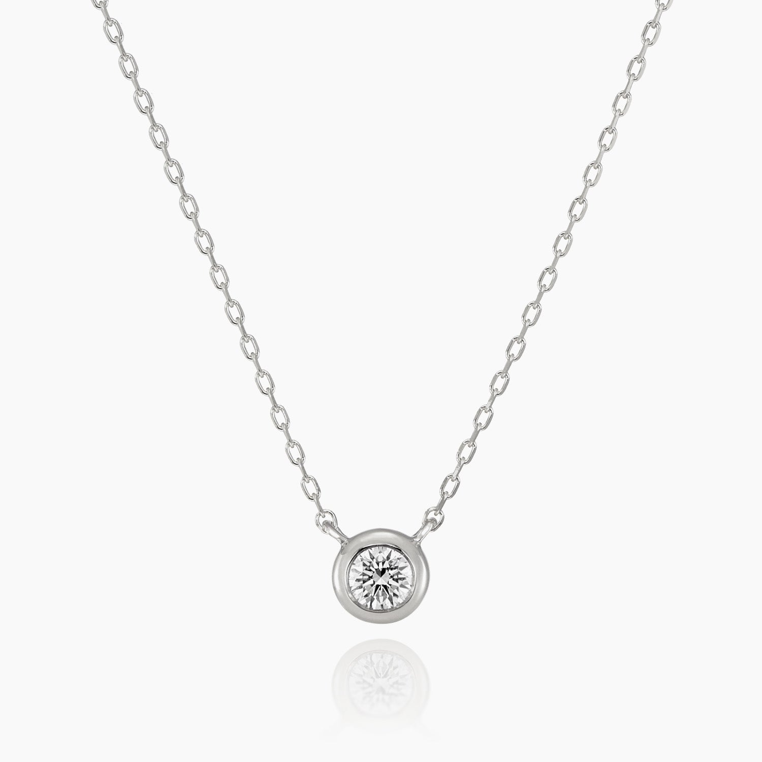 K10ネックレス デール0.06ct 一粒ダイヤ｜MONATELIER（モナトリエ