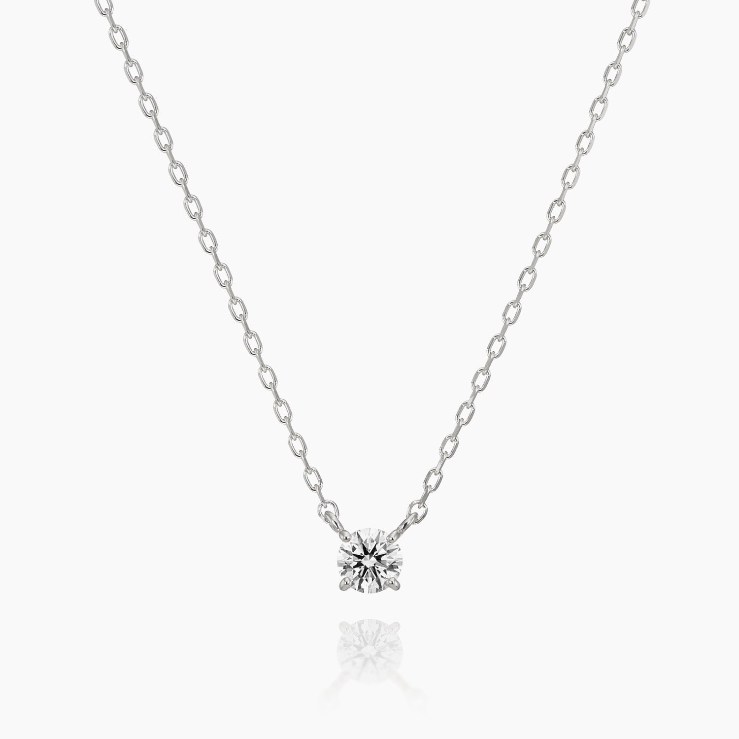K10ネックレス ネイト0.06ct 一粒ダイヤ｜MONATELIER（モナトリエ