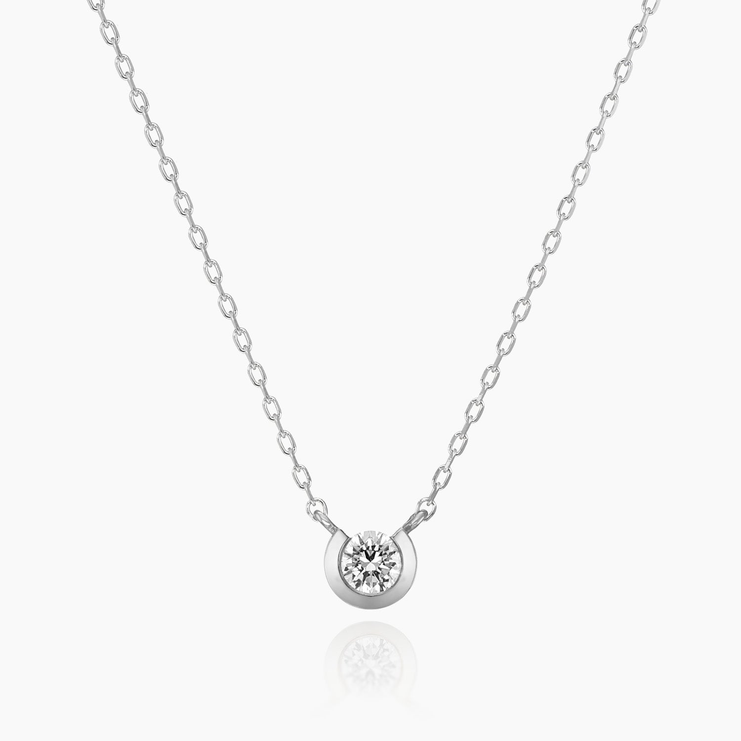 K10ネックレス ラロ0.06ct ダイヤ｜MONATELIER（モナトリエ）公式｜K10