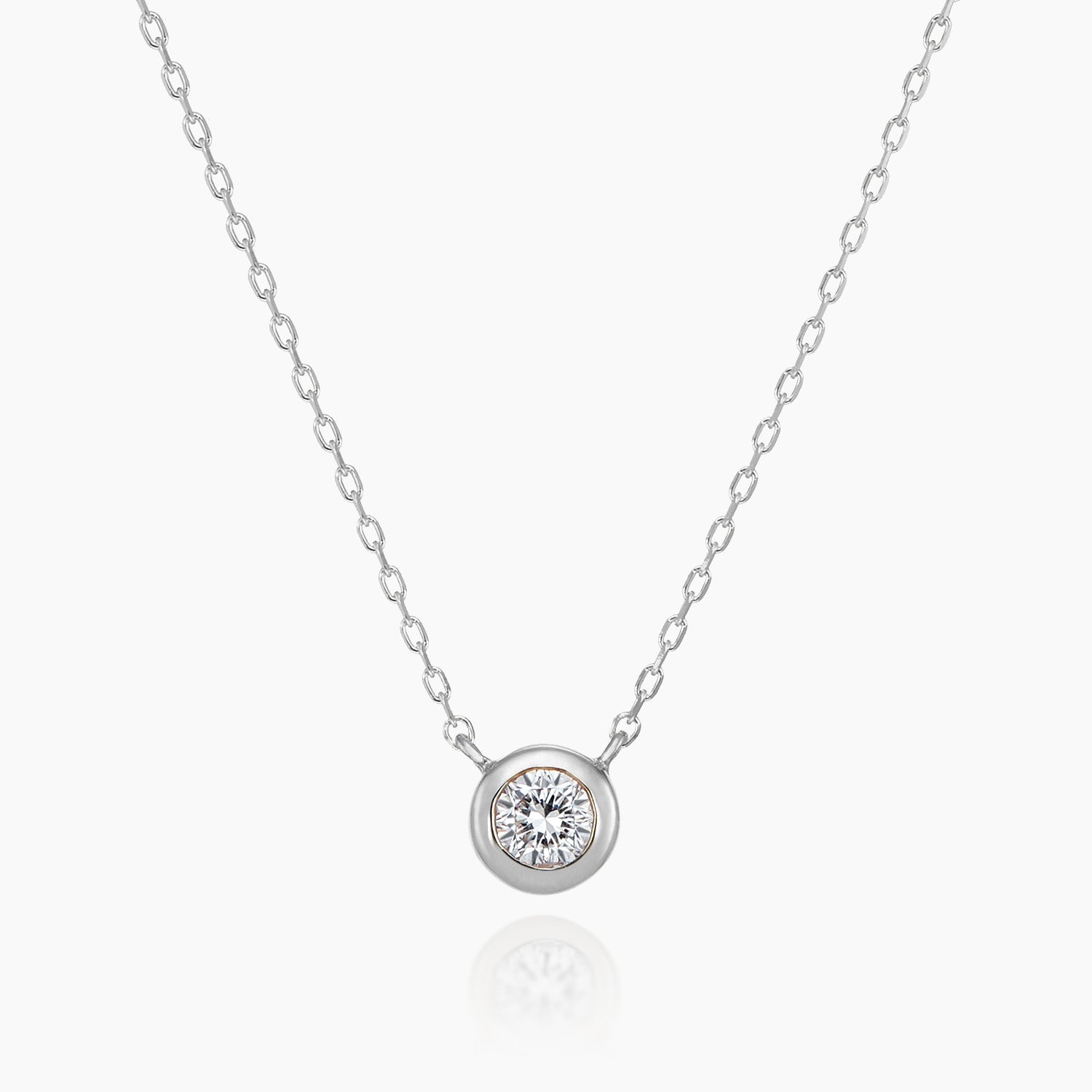 K10ネックレス デール0.1ct 一粒ダイヤ｜MONATELIER（モナトリエ）公式