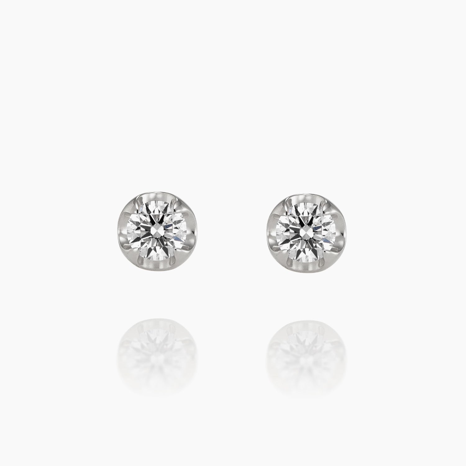 ダイヤモンドピアス クリス 0.2ct｜K10・Pt950｜MONATELIER