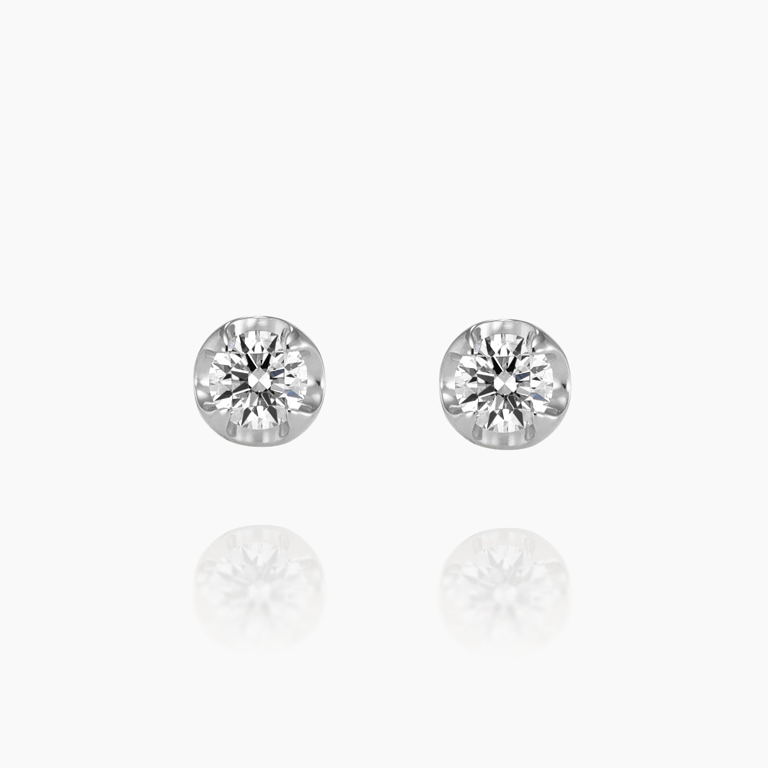 K10 ダイヤモンド(合計0.2ct) ピアス ダイヤモンドピアス クリス 0.2ct｜K10・Pt950｜MONATELIER