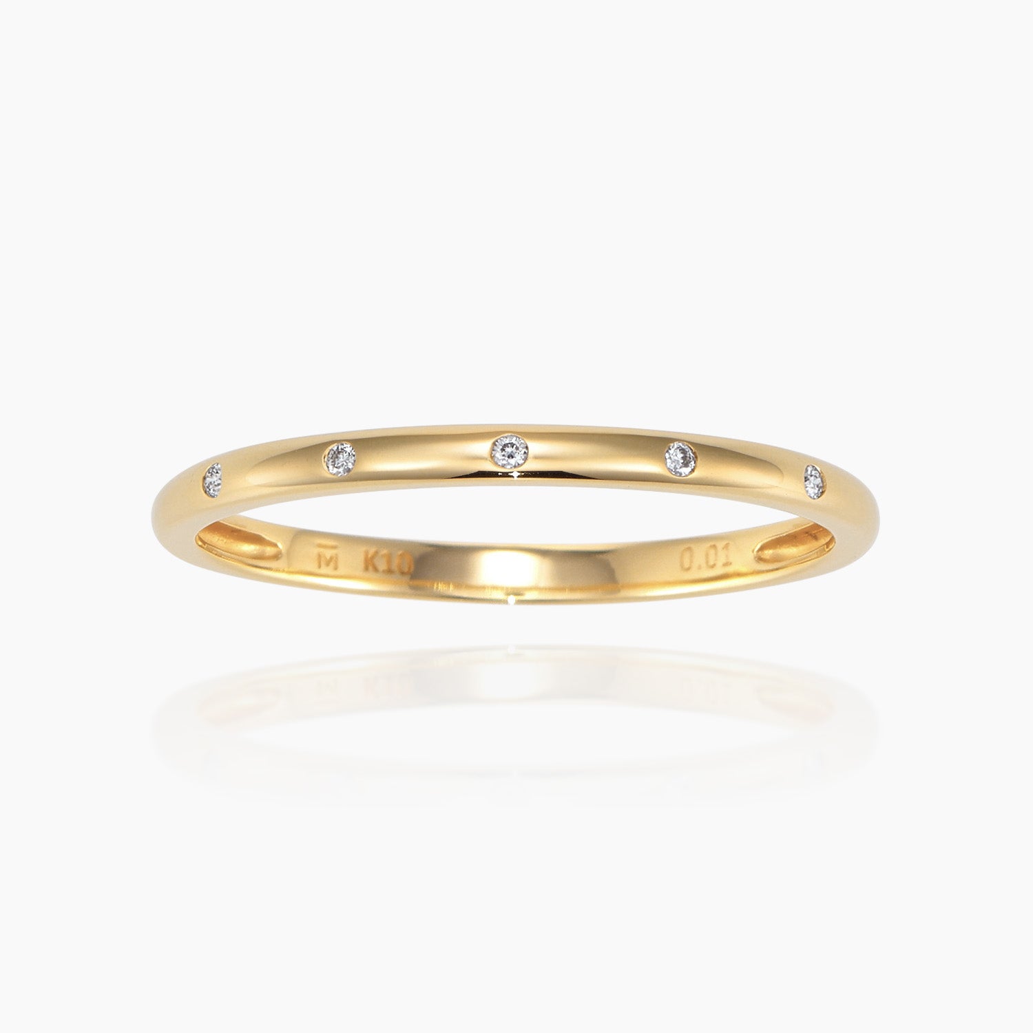 Ring｜MONATELIER（モナトリエ）公式｜K10 一粒ダイヤ 重ね付けジュエリー