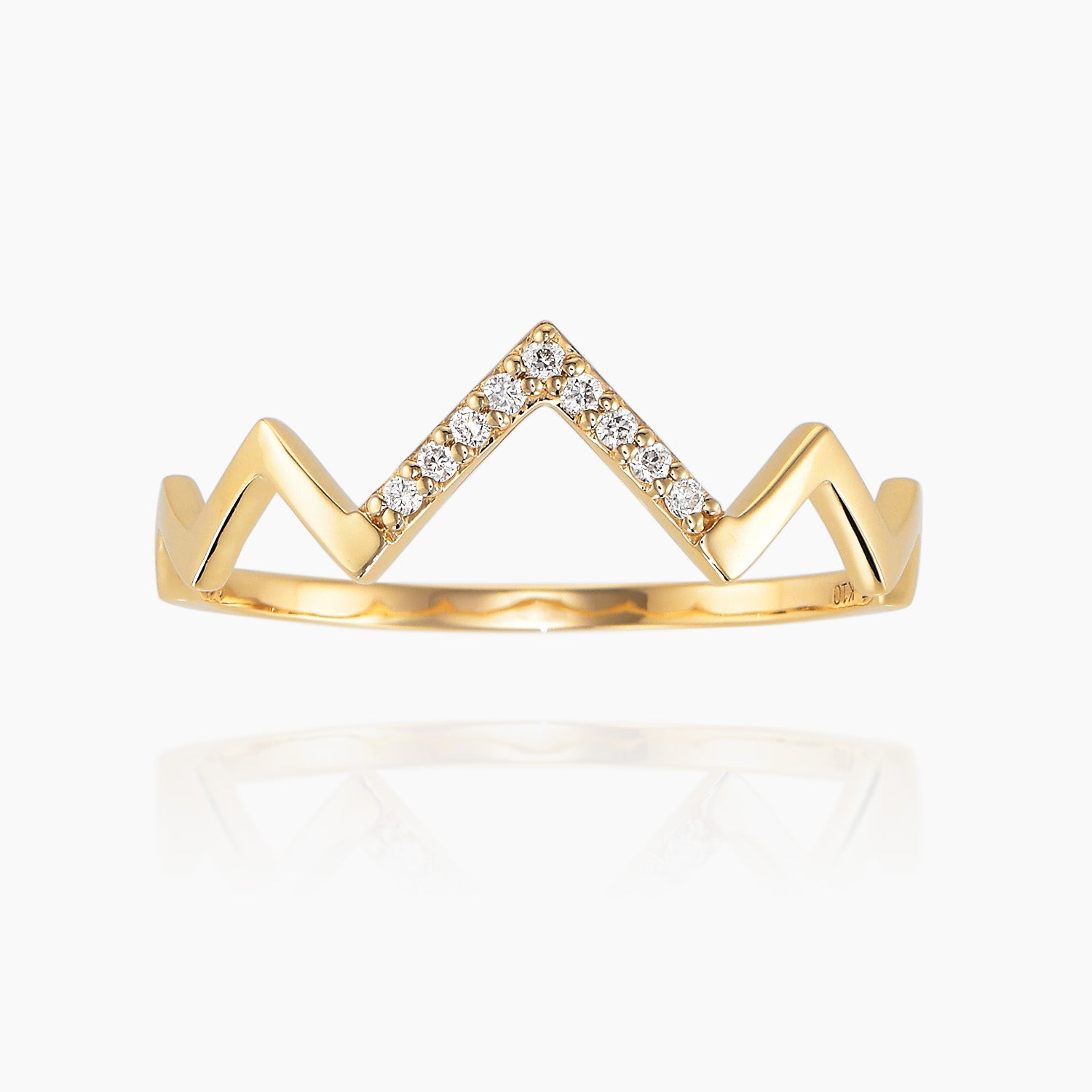 Ring｜MONATELIER（モナトリエ）公式｜K10 一粒ダイヤ 重ね付けジュエリー