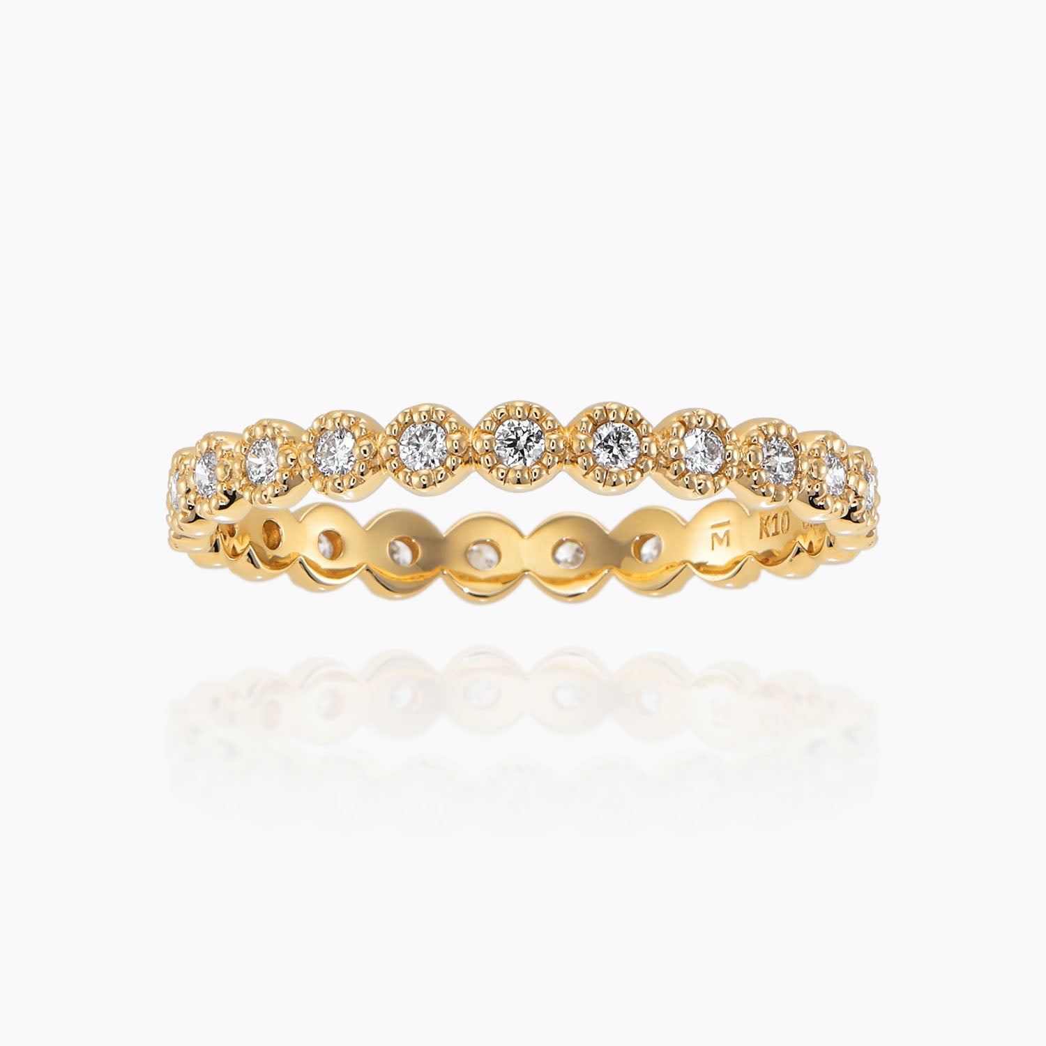 Ring｜MONATELIER（モナトリエ）公式｜K10 一粒ダイヤ 重ね付けジュエリー