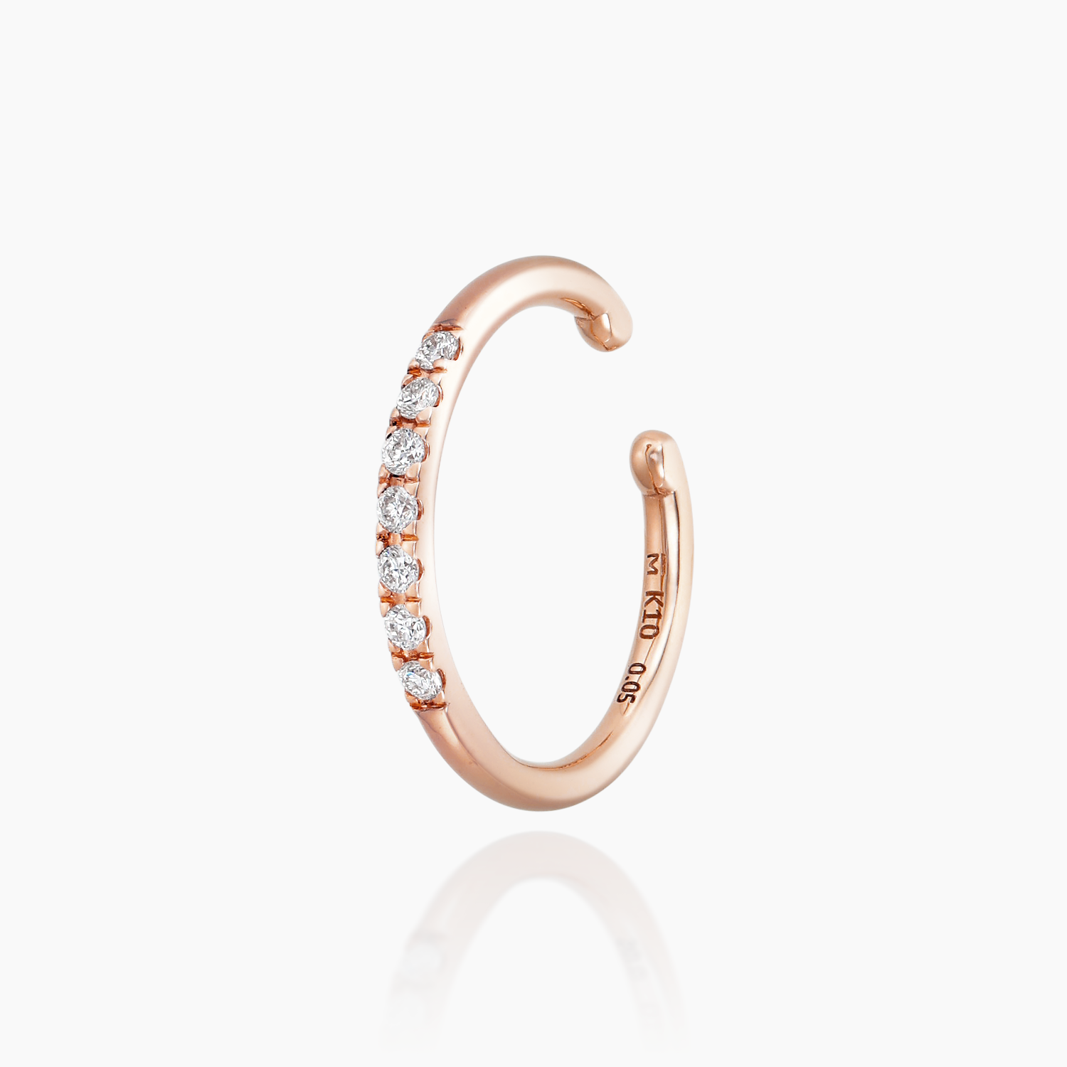 【ピンクゴールド】イヤーカフ[モーゼス]//Ear cuff [Moses]