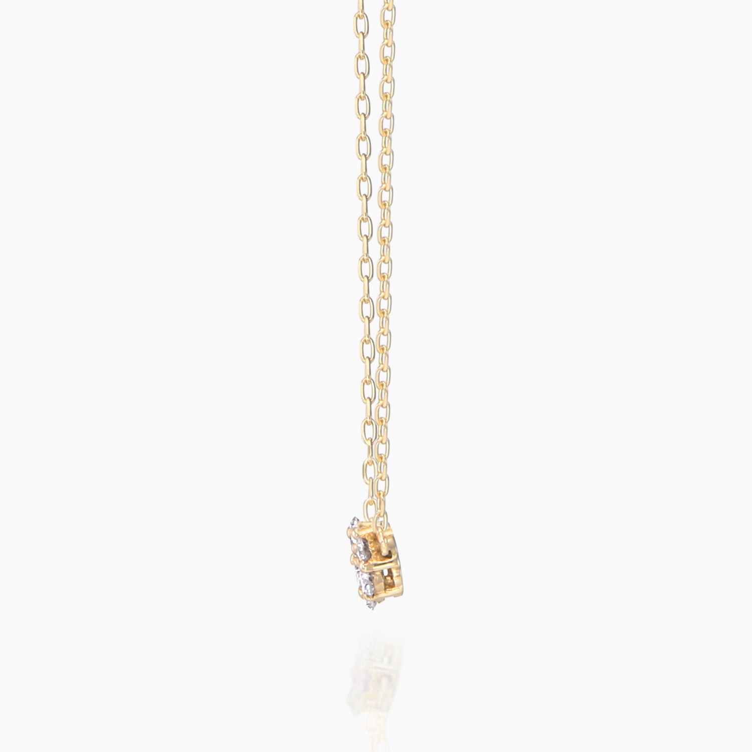 Monatelier-Monaatelier-K10 Necklace Natural Diamond Yellow Gold Emilio