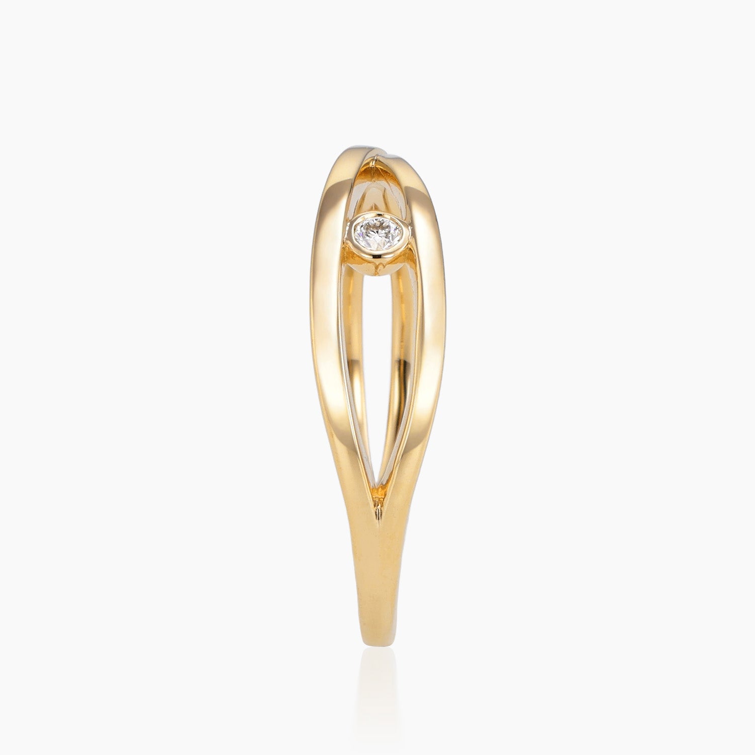 ダイヤモンドリング ピエリック 0.01ct｜K10・Pt950｜MONATELIER