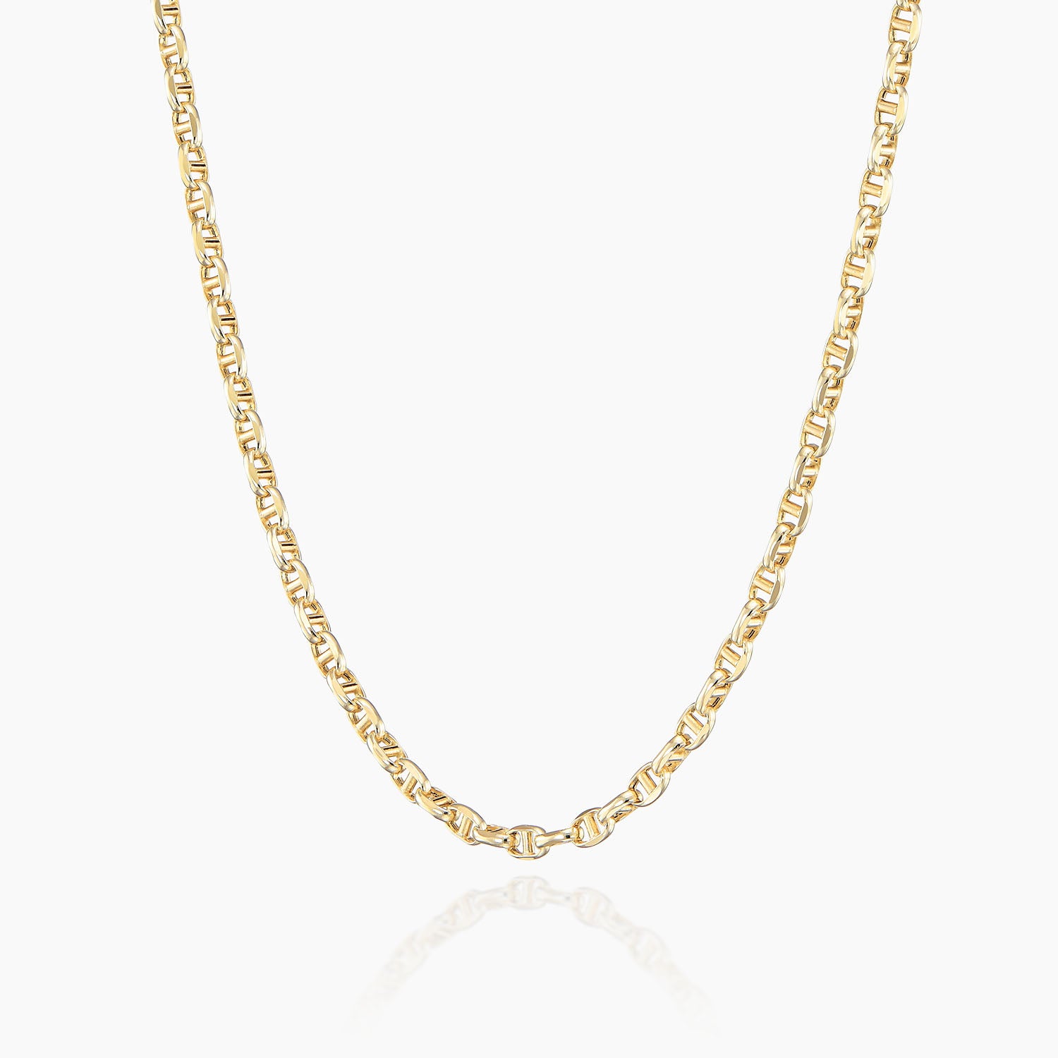 K10ショートネックレス オーバルチェーン｜MONATELIER（モナトリエ