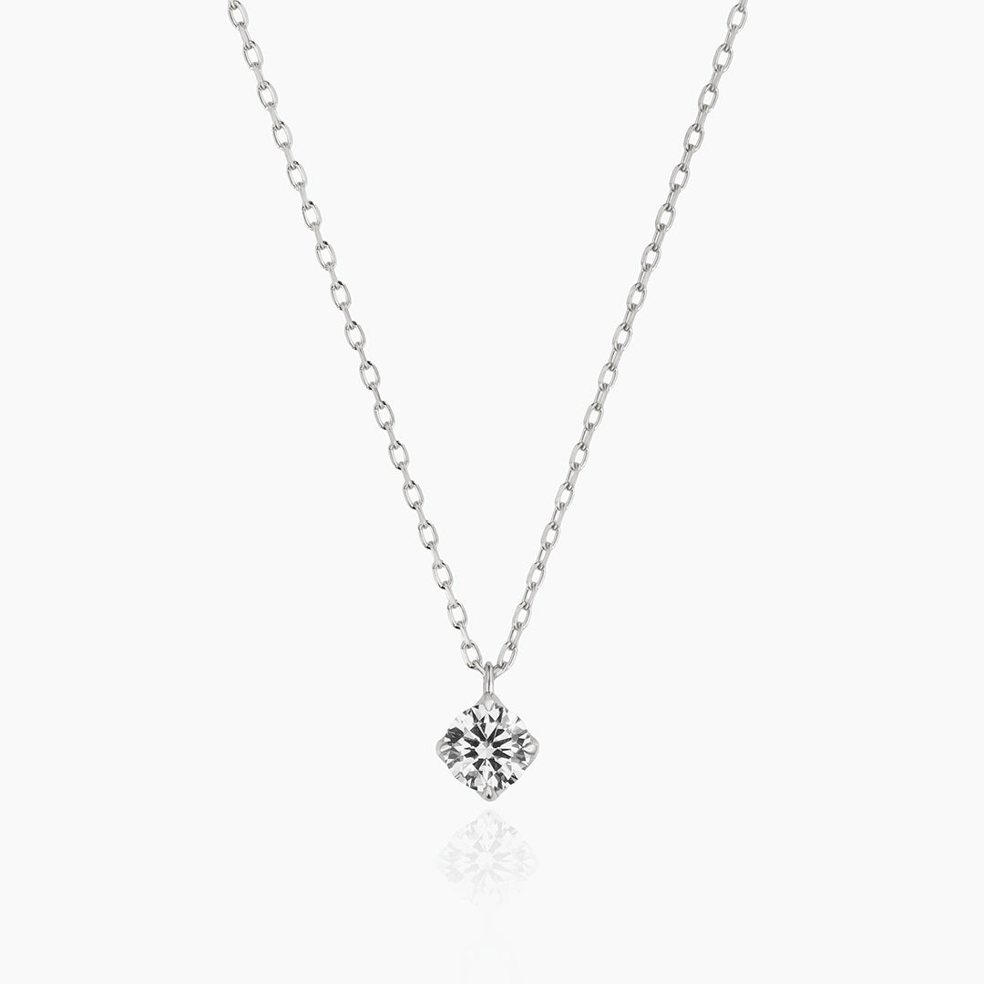 K10ネックレス ルイ 0.1ct ダイヤ｜MONATELIER（モナトリエ）公式｜K10