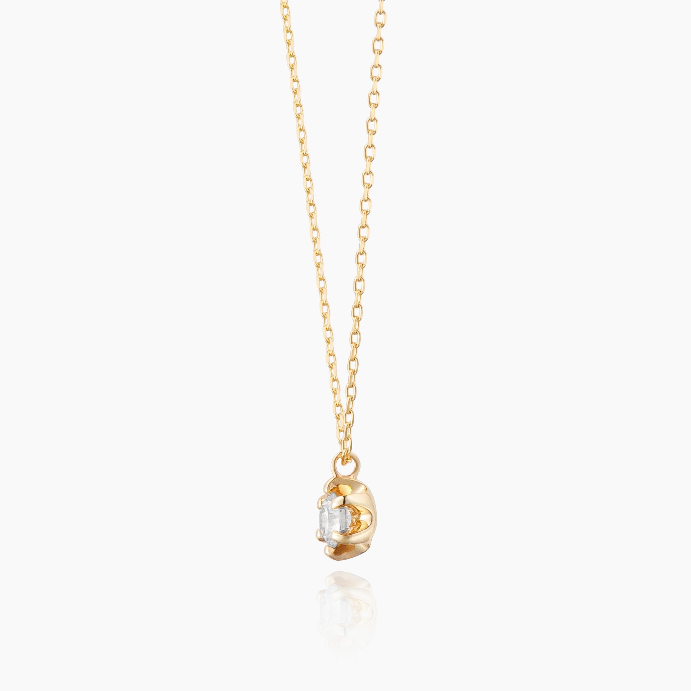K10ネックレス エリゼ 0.1ct ダイヤ｜MONATELIER（モナトリエ）公式