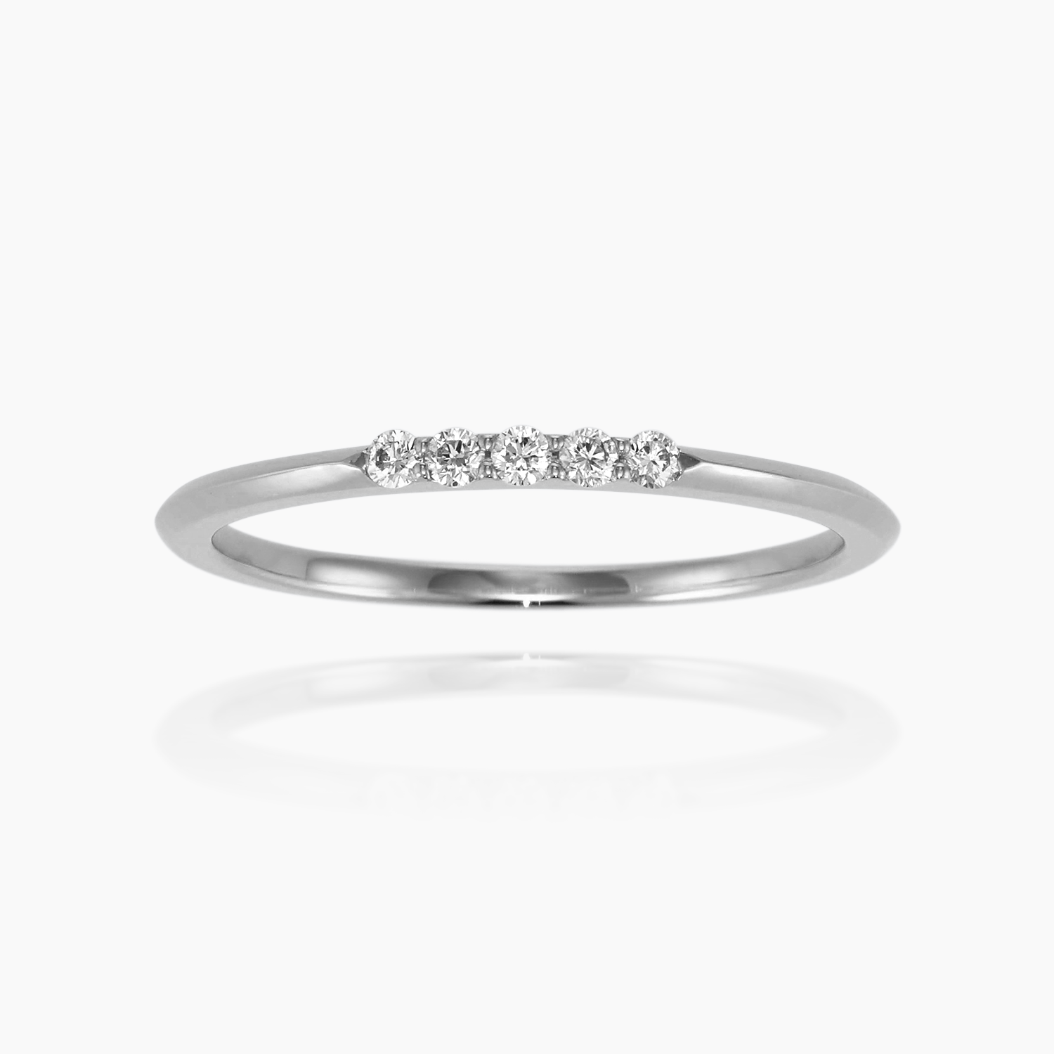 K10ベーシック一粒ダイヤモンドリング/#9/0.02ct 【公式通販】