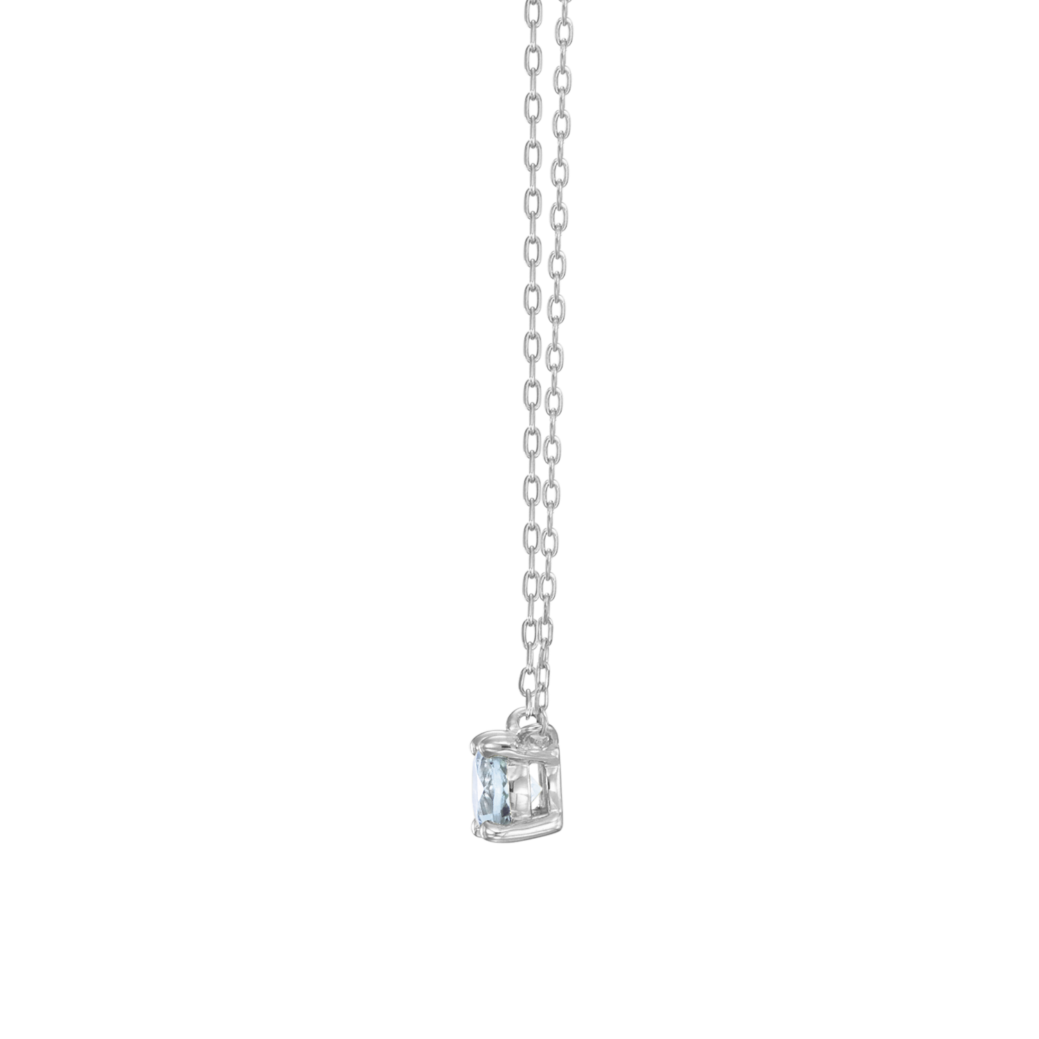 【プラチナ】ネックレス [ブルートパーズ]/Necklace [Blue topaz]