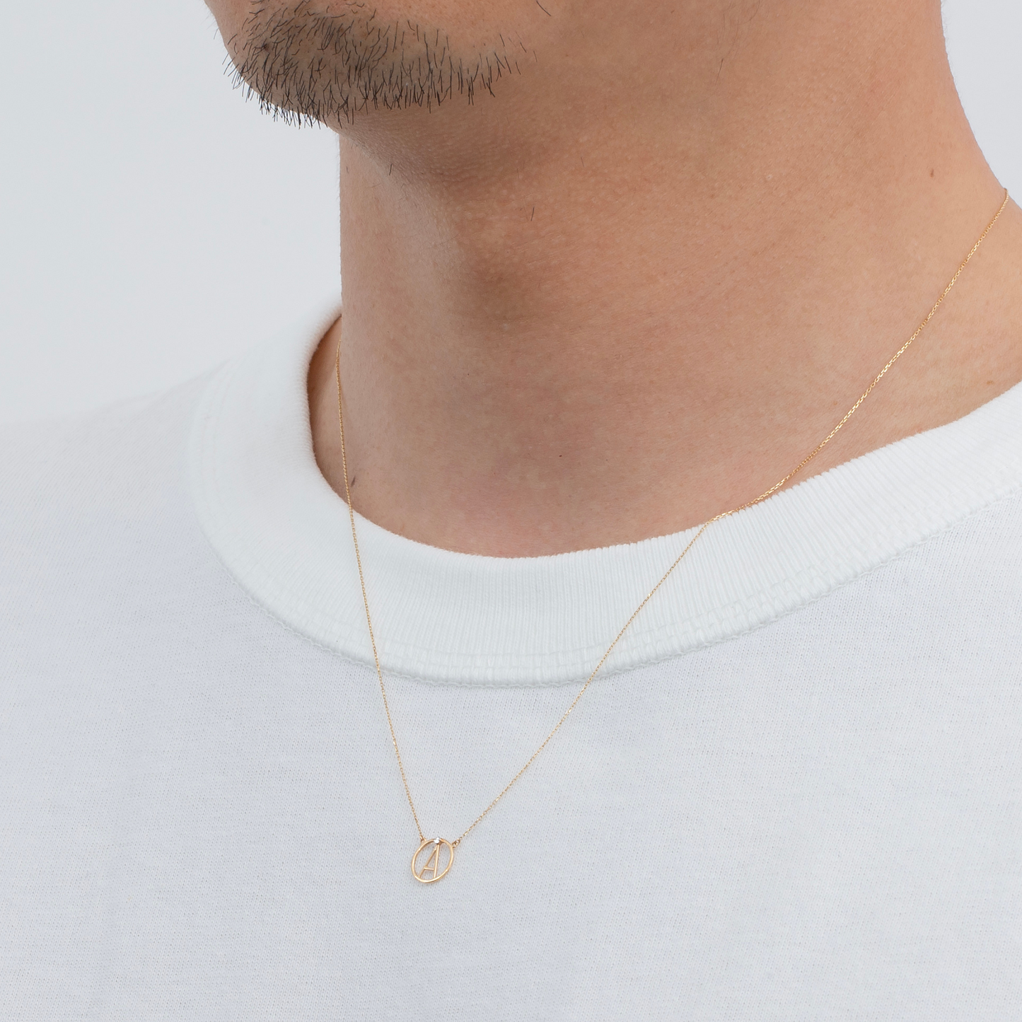ネックレス イニシャル [ギル]/initial necklace