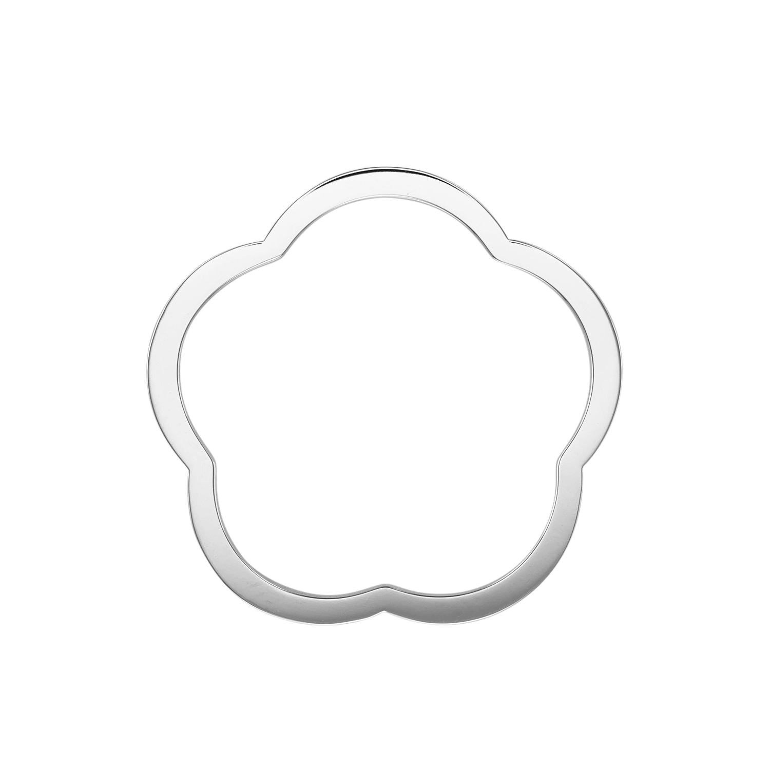 【ホワイトゴールド】リング [フラワーシルエット]/Flower Silhouette Ring