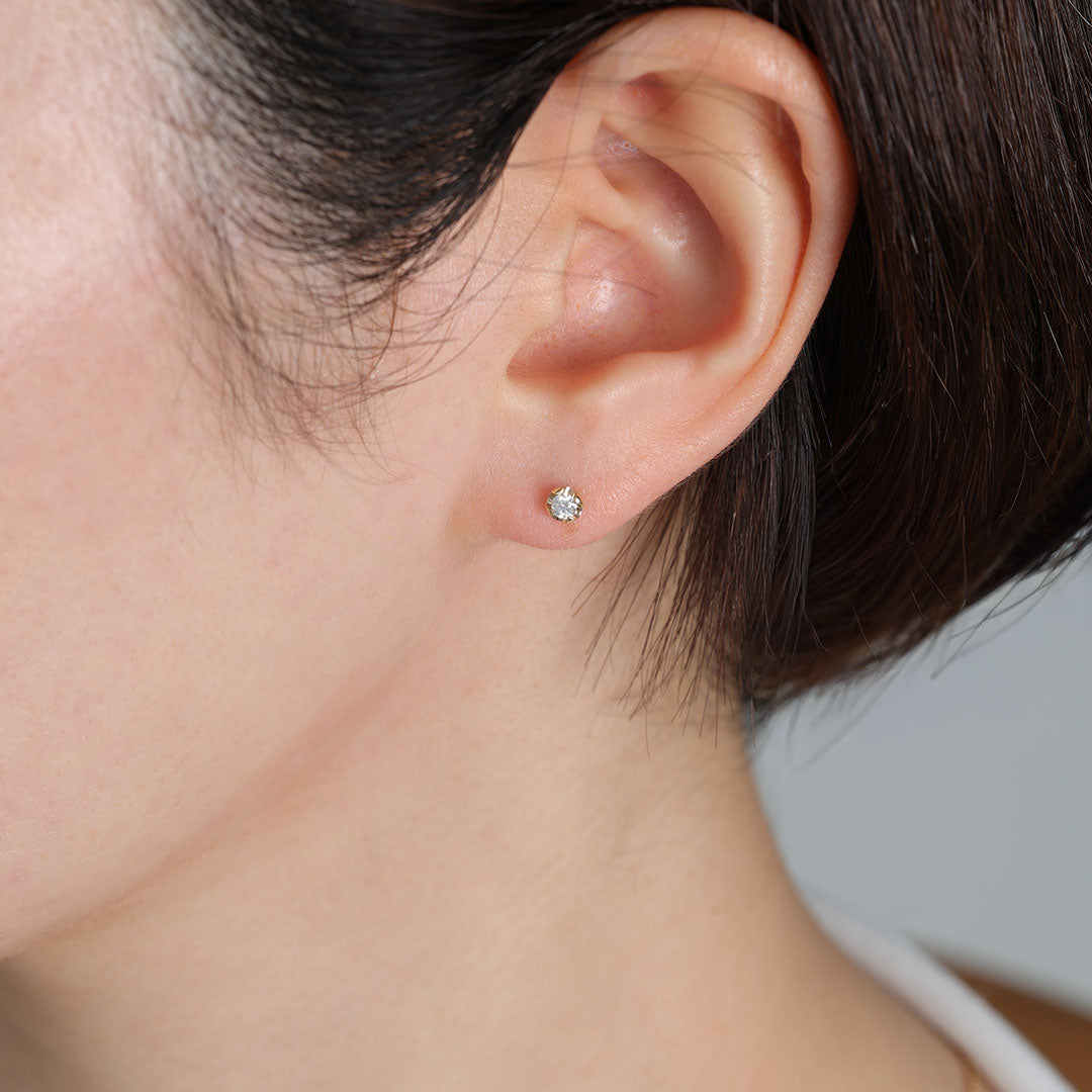 ピアス [クリス 0.1ct]/earring [Chris 0.1ct]