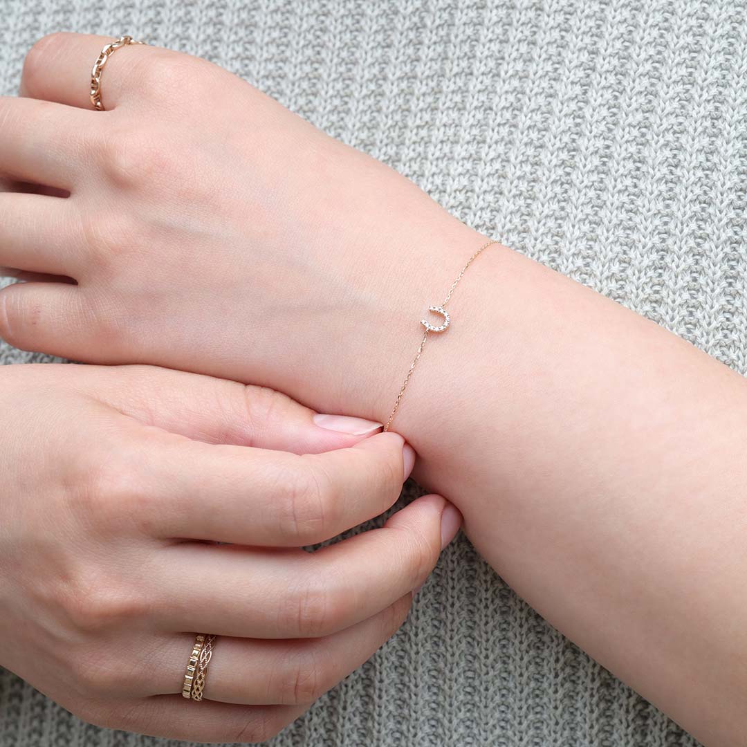 ブレスレット [ホースシュー ダイヤモンド]/Bracelet [Horseshoe Diamond]