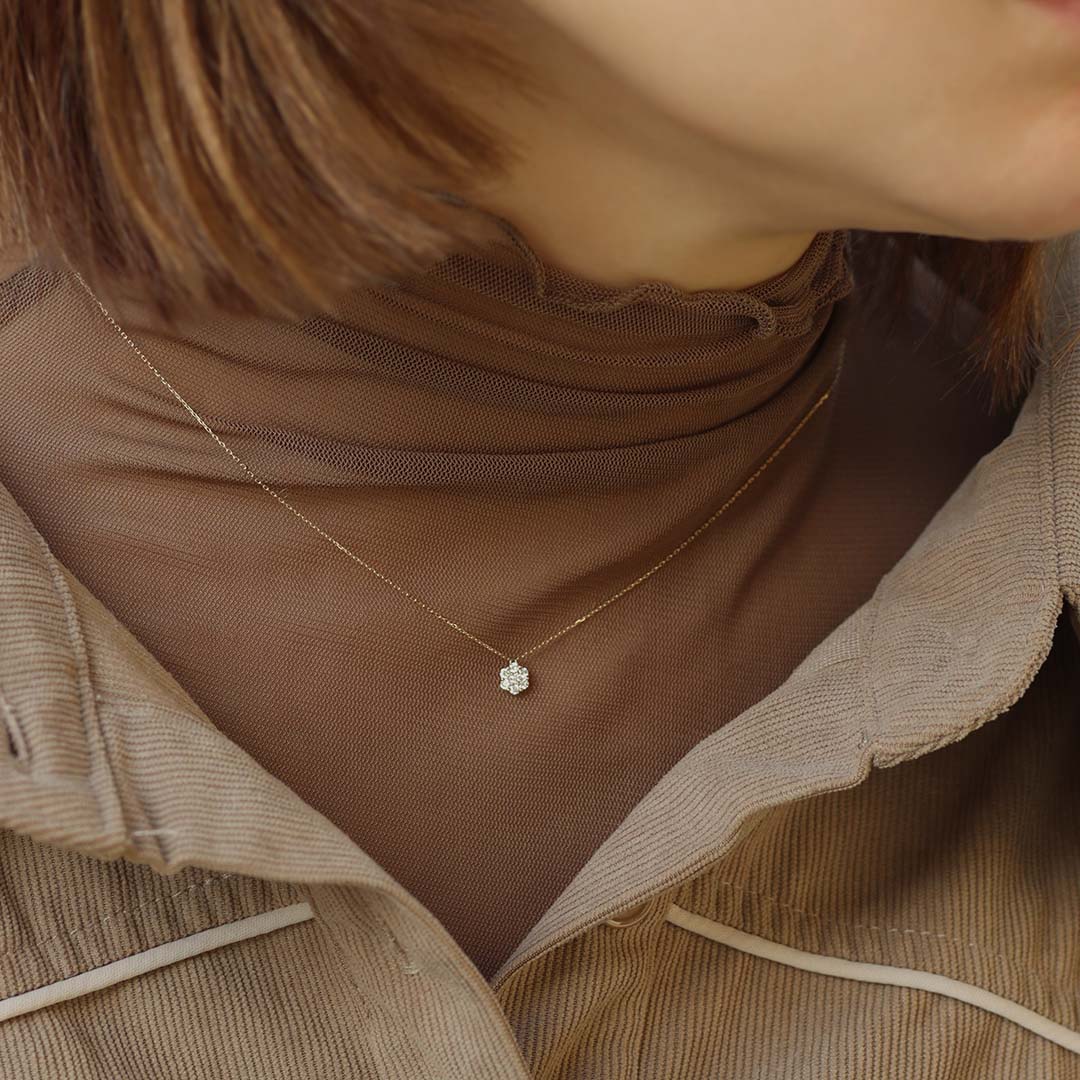 【ホワイトゴールド】ネックレス[リュカ]/Necklace[Lucas]