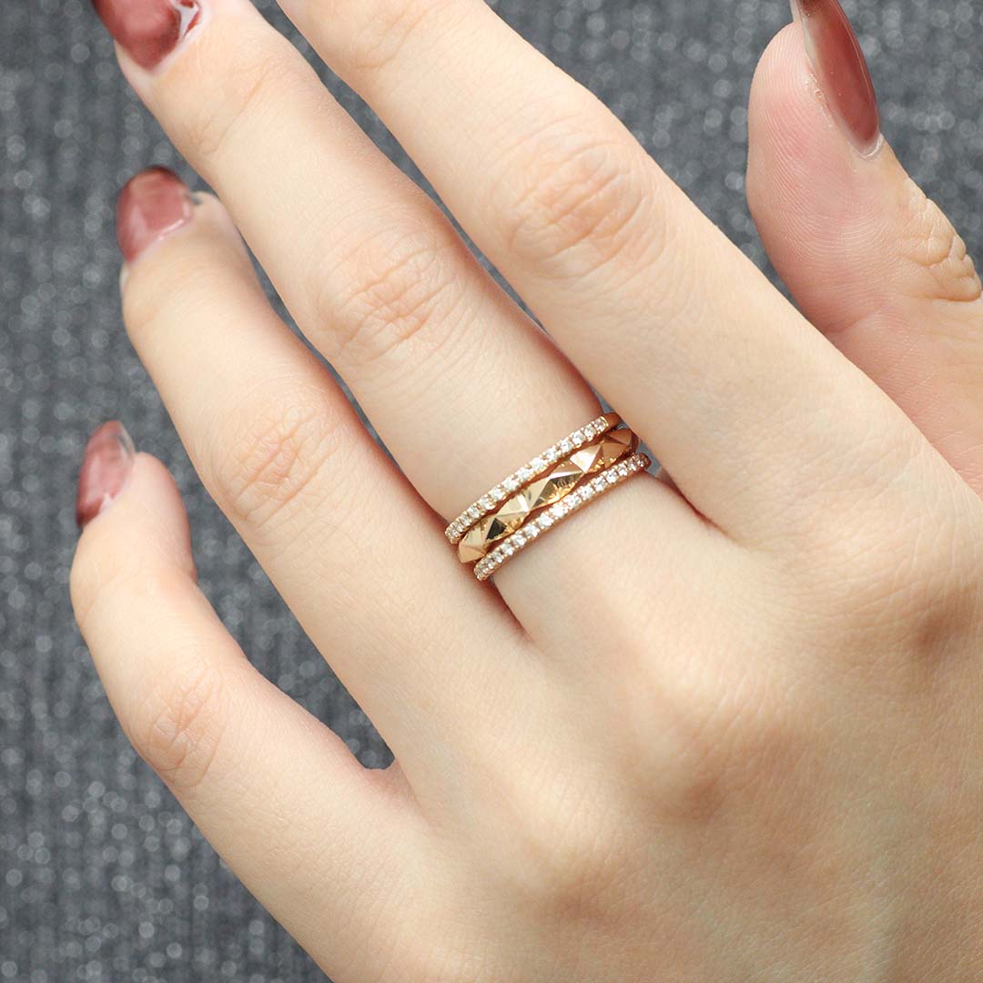 K10リング セドリック ワイド エタニティダイヤ｜MONATELIER