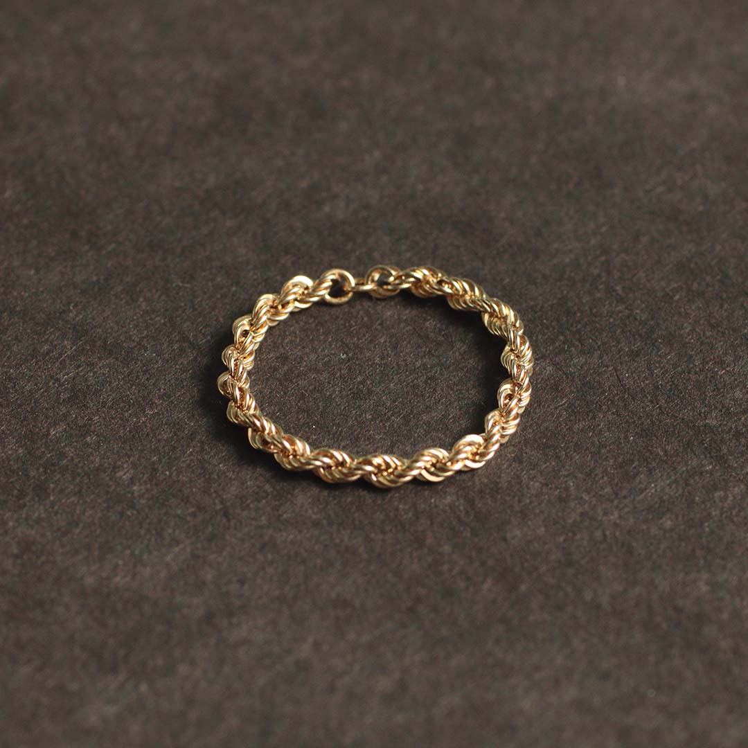 リング [ロープチェーンリング]/necklace [Rope chain ring]