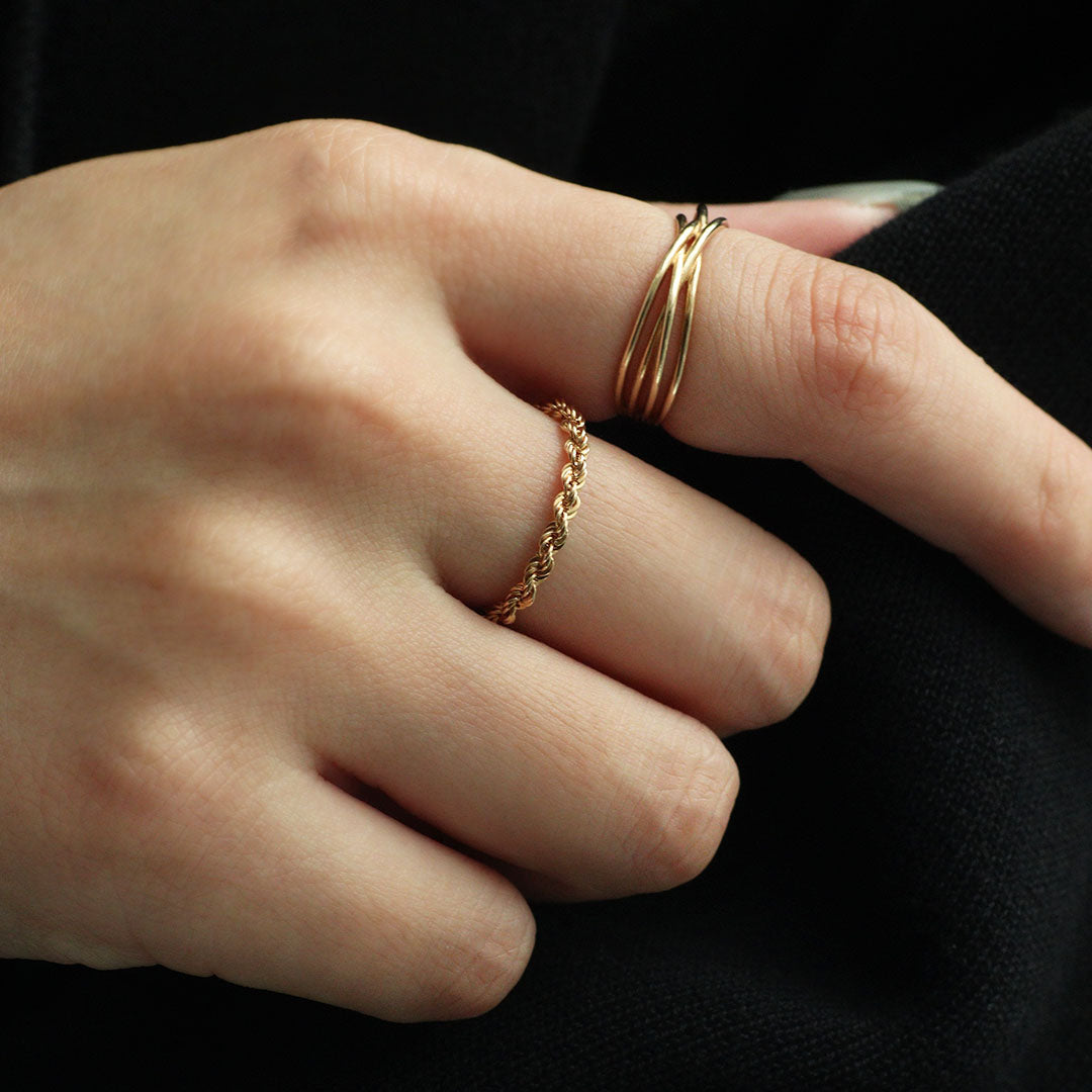 リング [ロープチェーンリング]/necklace [Rope chain ring]