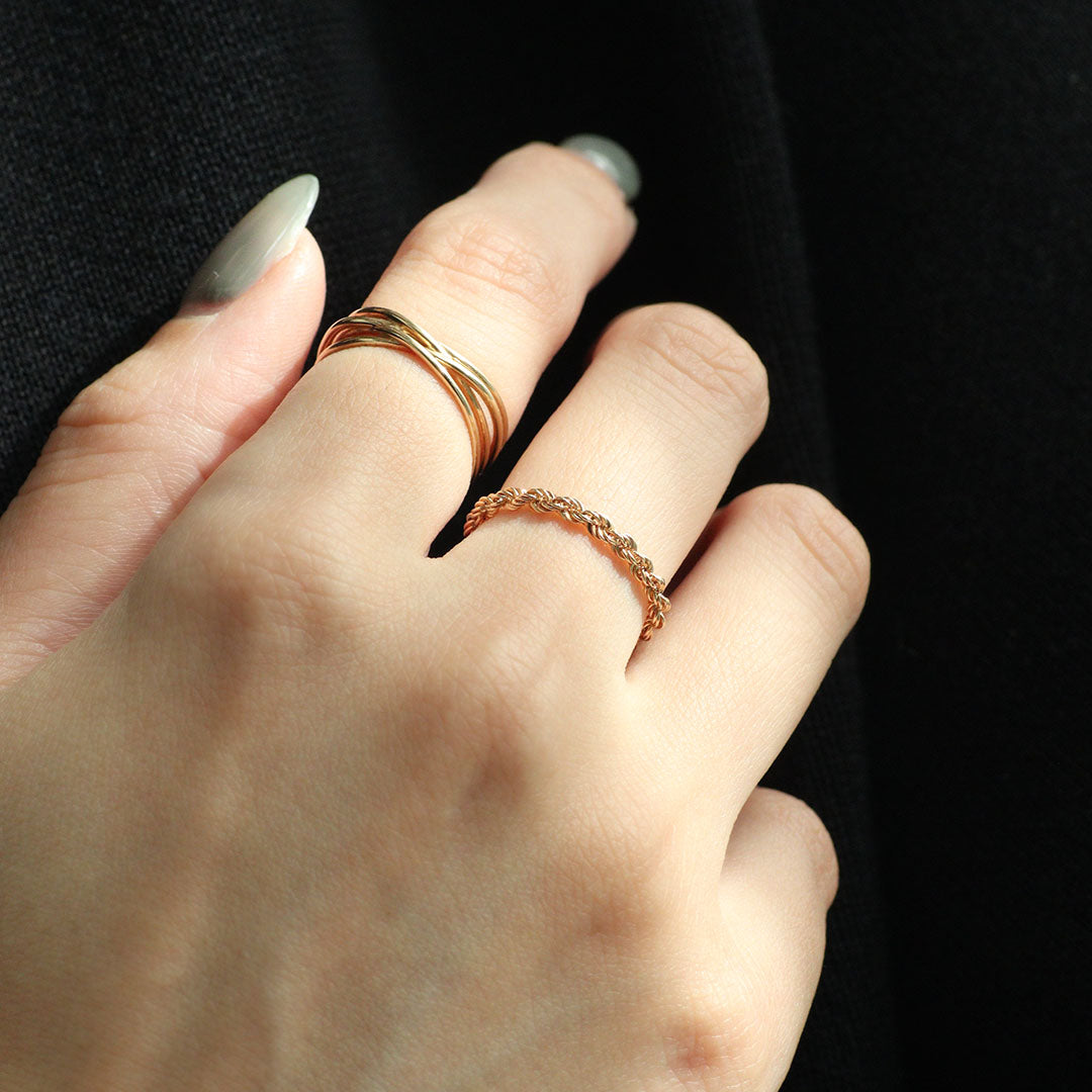 リング [ロープチェーンリング]/necklace [Rope chain ring]