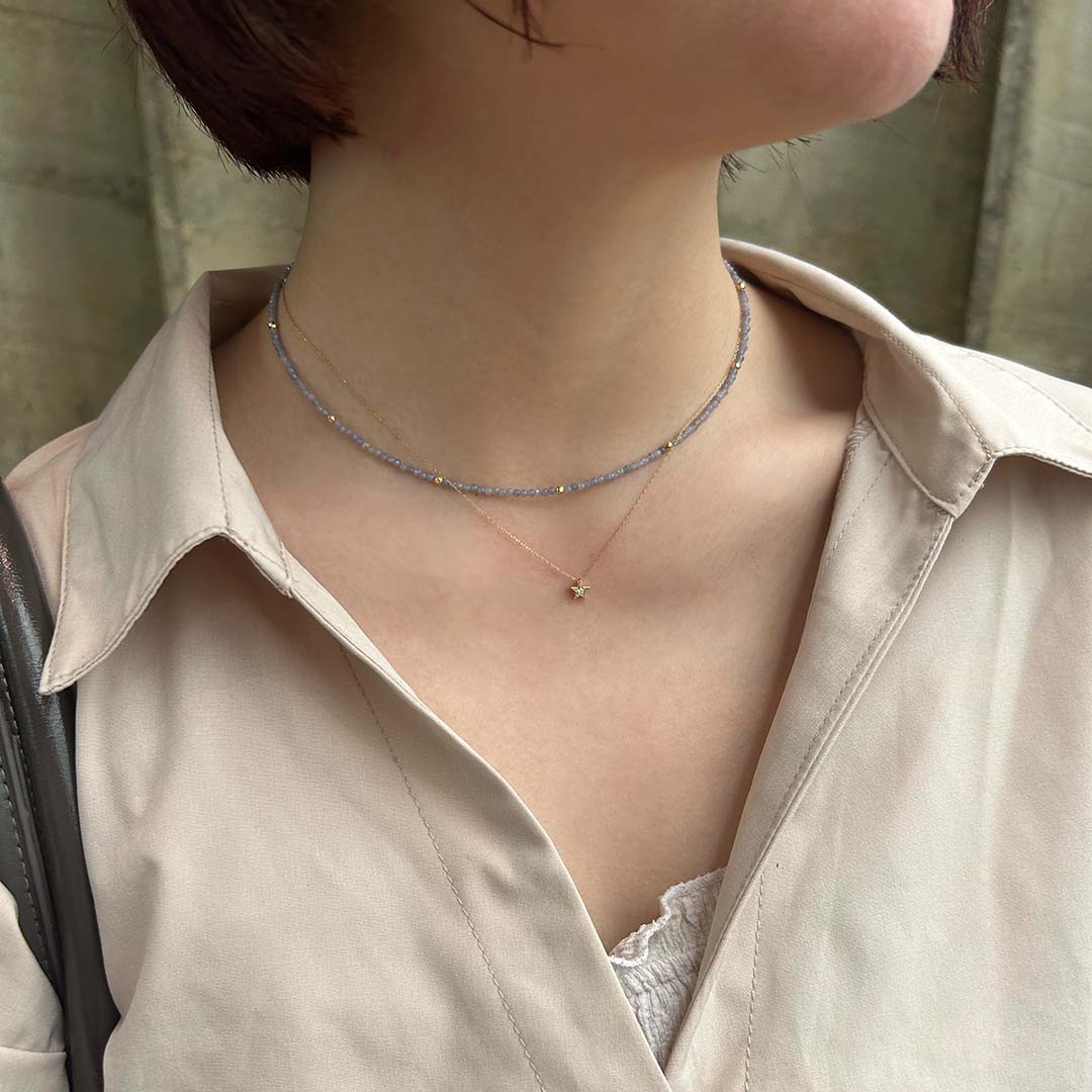 ネックレス[エクラ タンザナイト]/necklace[Eclat tanzanite]