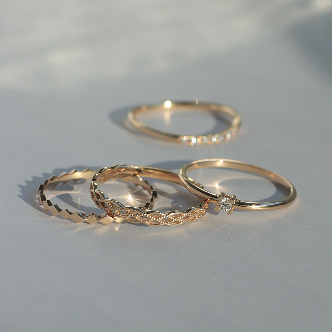 MONATELIER-モナトリエ-k10 Alisio Sanctuary Design Ring
