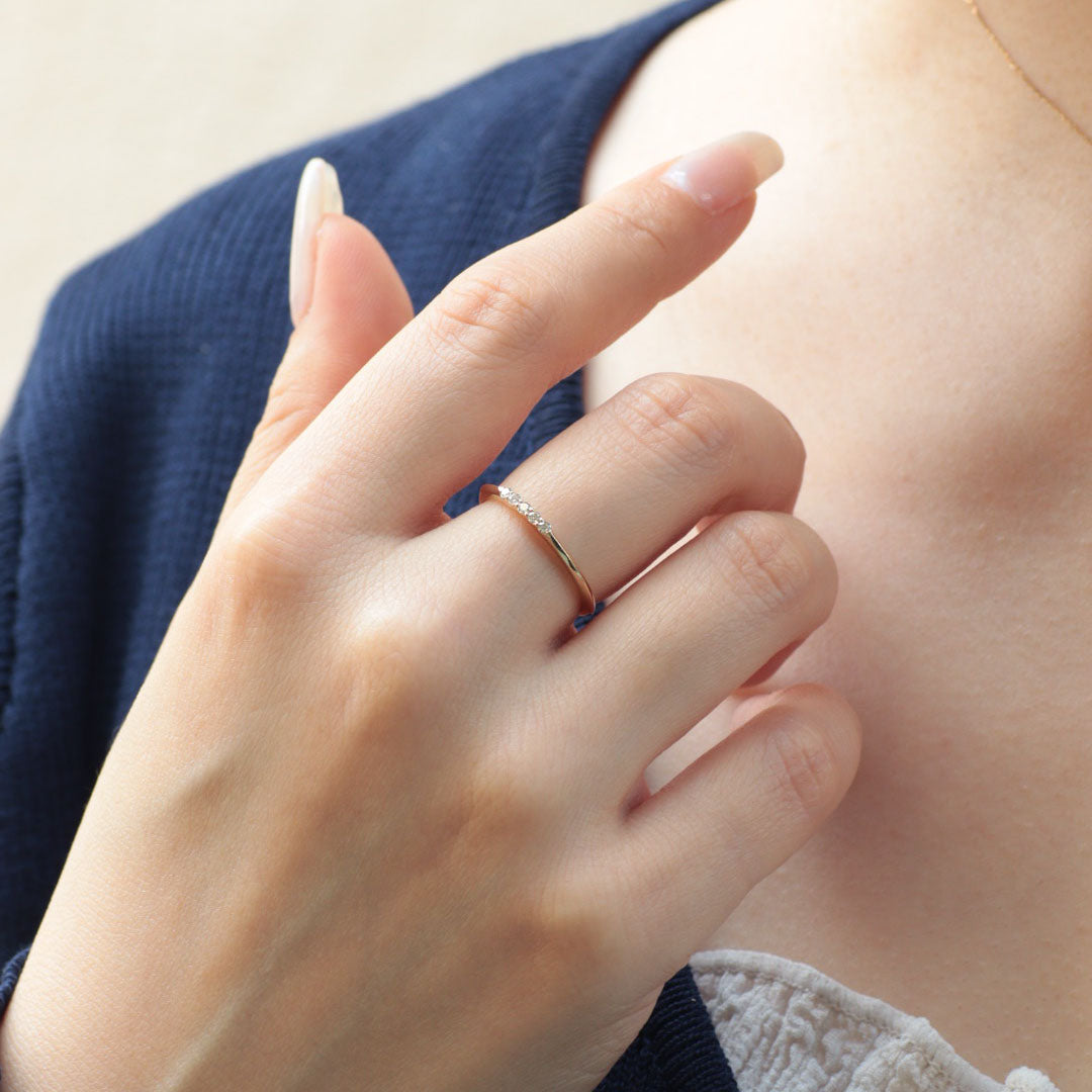 K10リング ディオン ダイヤ｜MONATELIER（モナトリエ）公式｜K10 一粒