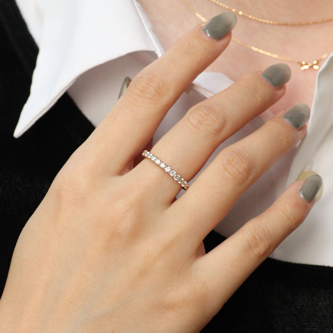 リング[フィラーレ ホワイトダイヤモンド]/Ring [Filare White diamond]