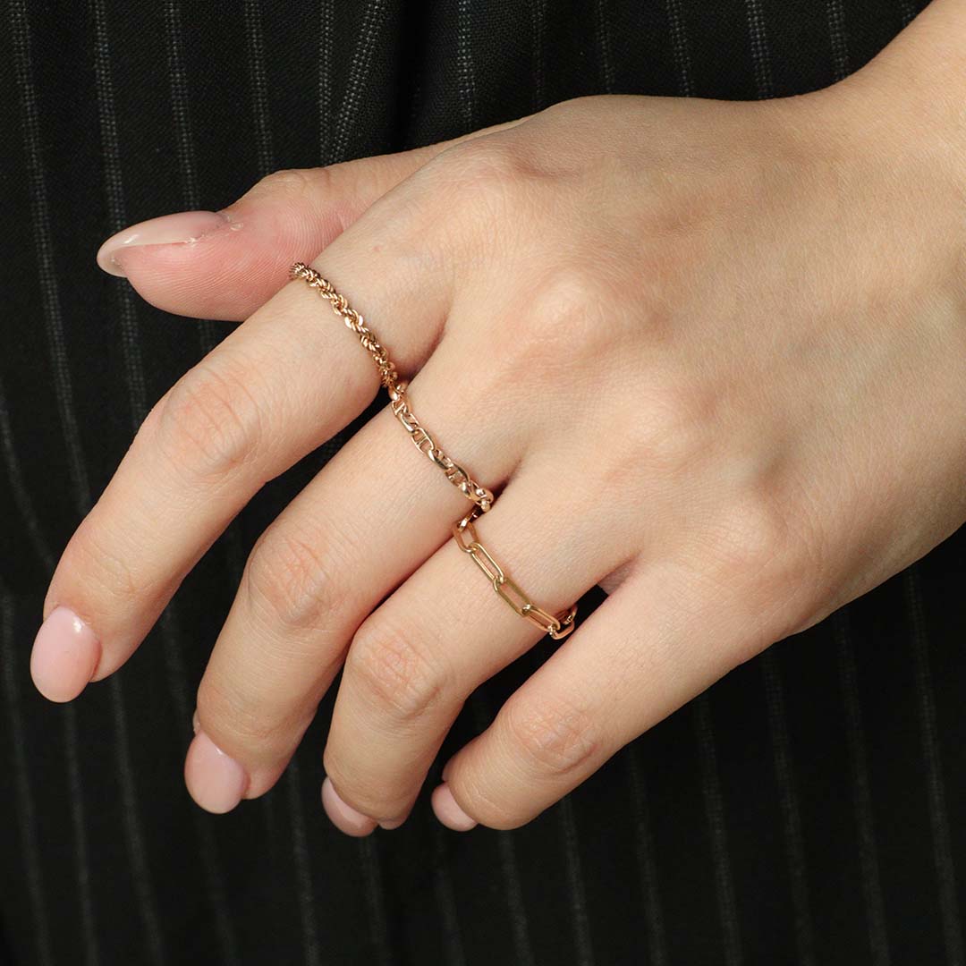 リング [ロープチェーンリング]/necklace [Rope chain ring]