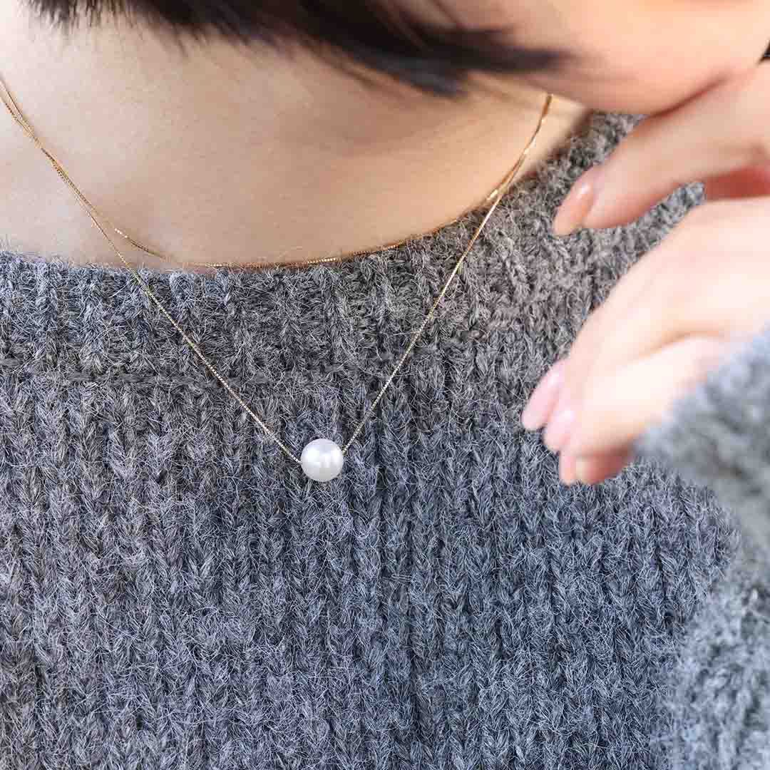 K10ネックレス ペルル パール｜MONATELIER（モナトリエ）公式｜K10 一