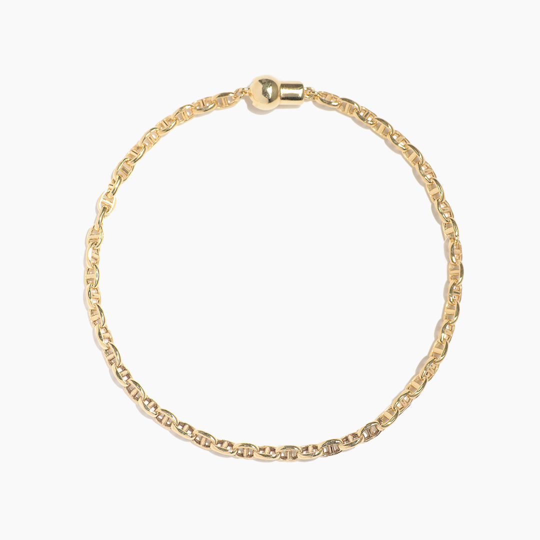 ブレスレット[マグネットオーバルチェーン]/Bracelet [Magnet oval chain]