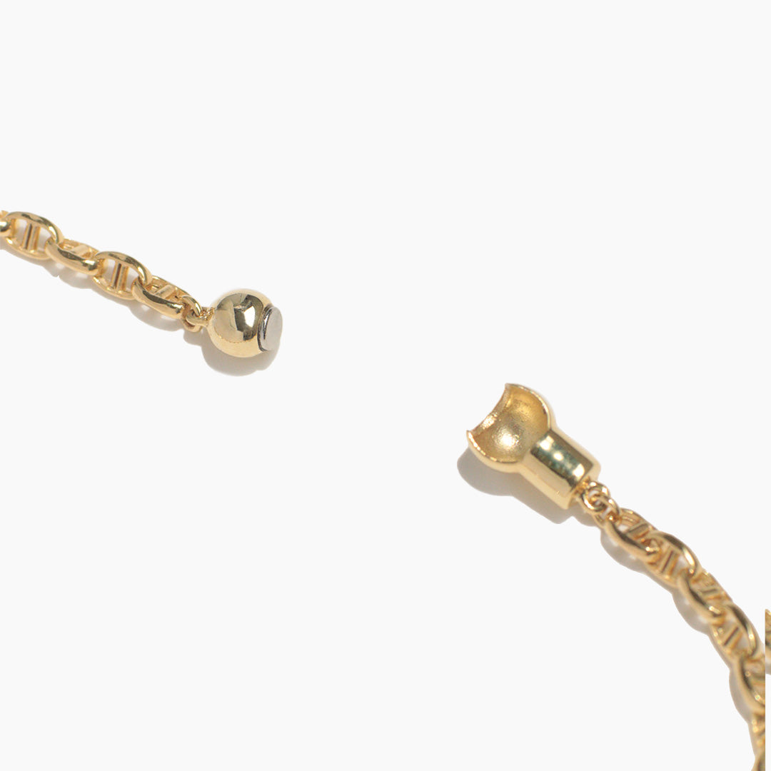 ブレスレット[マグネットオーバルチェーン]/Bracelet [Magnet oval chain]