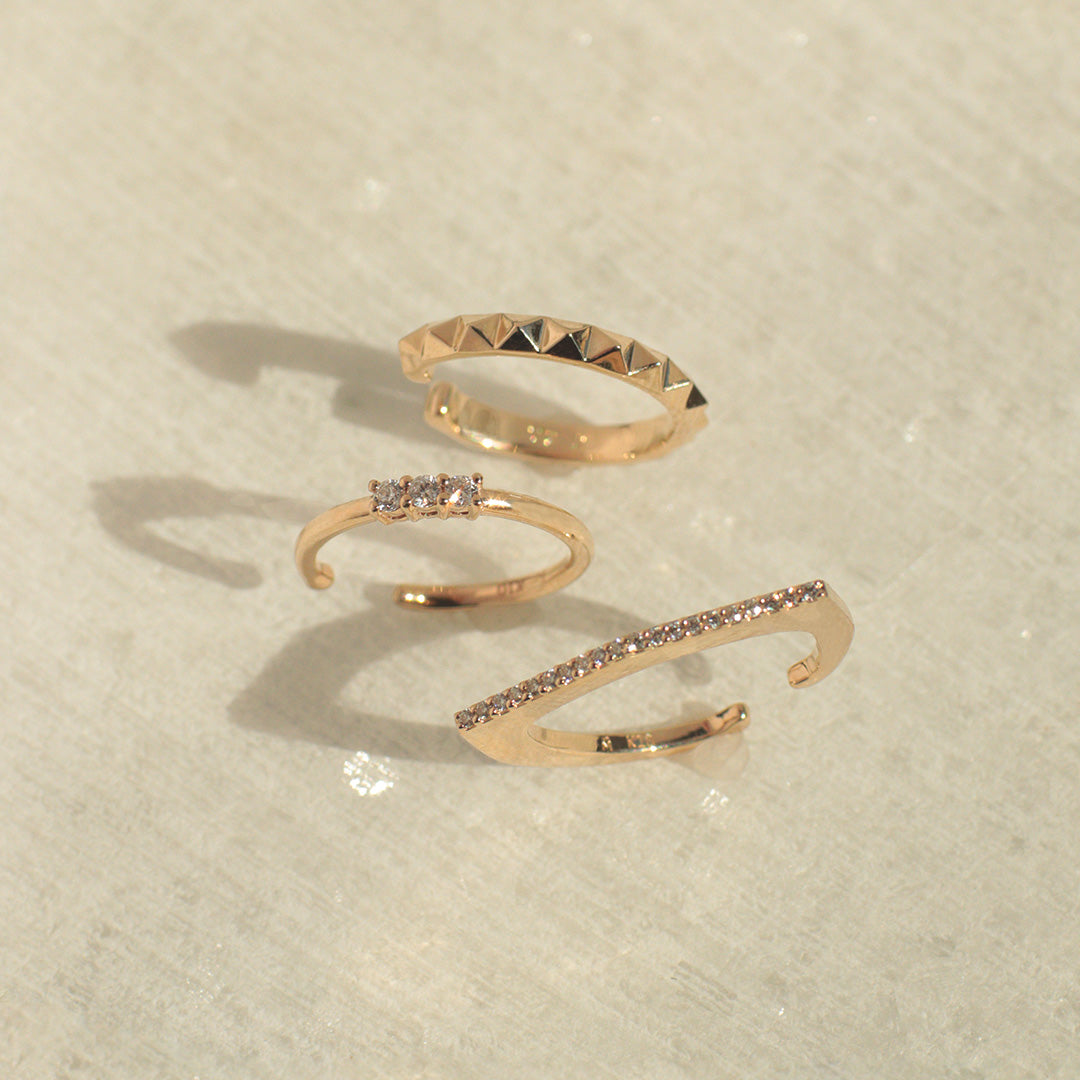 K10イヤーカフ ハドリー ダイヤ｜MONATELIER（モナトリエ）公式｜K10