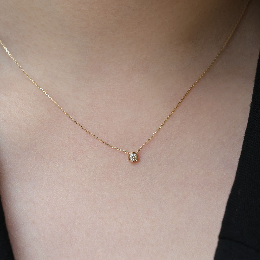 K10ネックレス バリー0.06ct ダイヤ｜MONATELIER（モナトリエ）公式