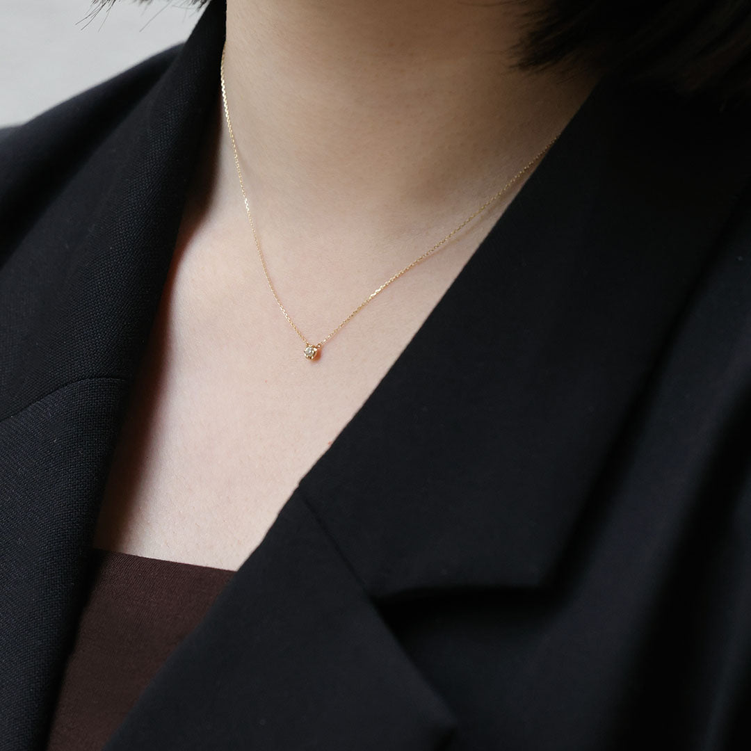 K10ネックレス バリー0.06ct ダイヤ｜MONATELIER（モナトリエ）公式