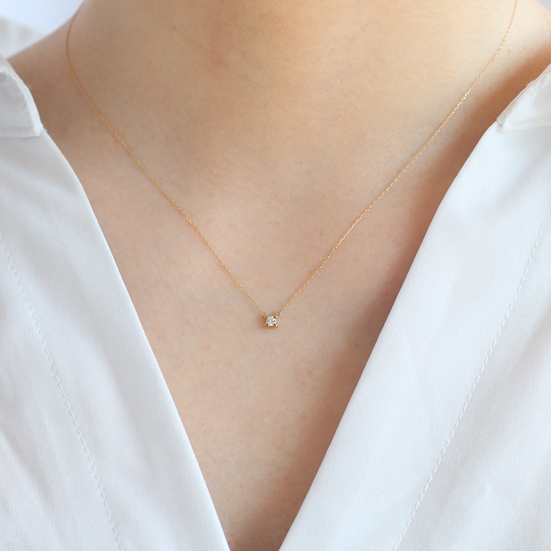 K10ネックレス サンクチュアリ ダイヤ｜MONATELIER（モナトリエ）公式