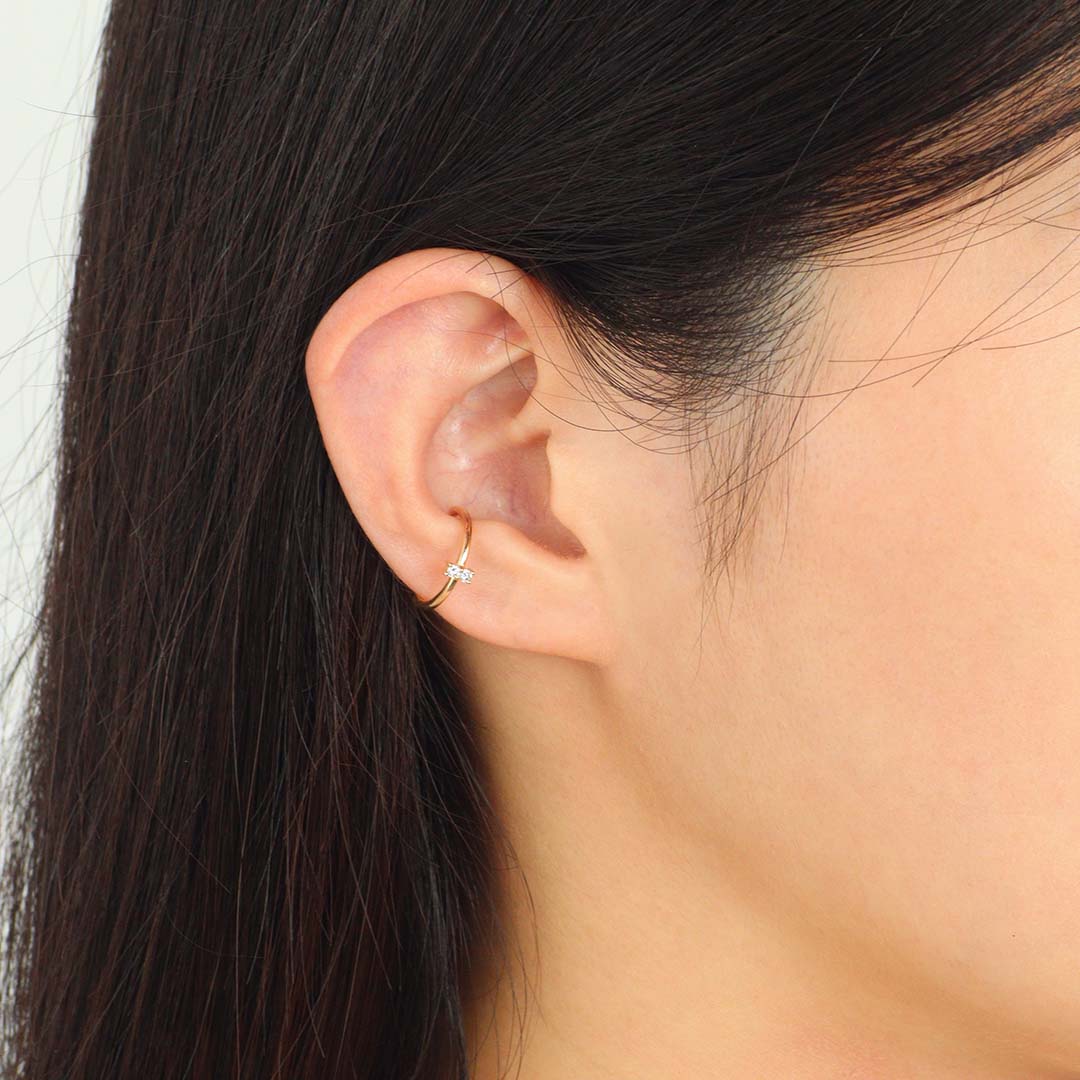 ピンクゴールド ピアス