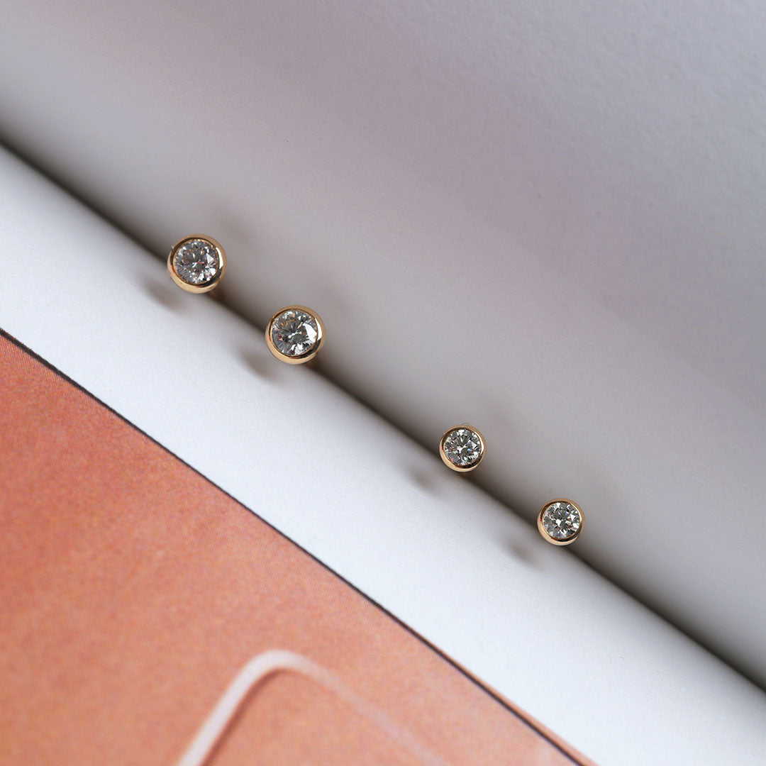 K10ピアス デール ヌーヴォー 0.2ct｜MONATELIER（モナトリエ）公式