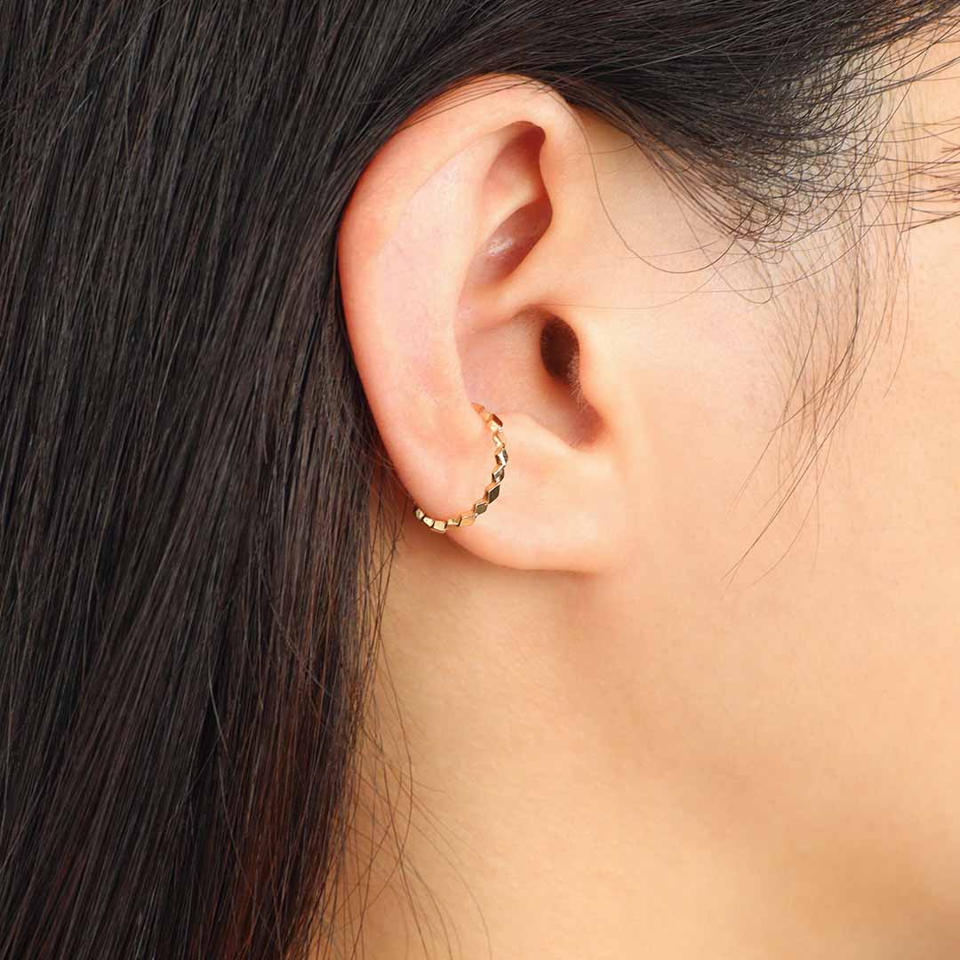 イヤーカフ [アーガイル]/Ear cuff [Argyle]