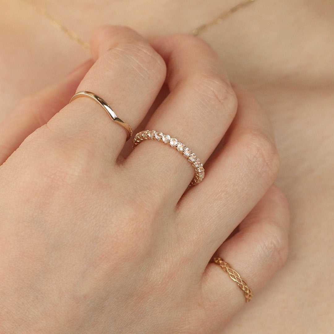 K10リング エタニティダイヤ｜MONATELIER（モナトリエ）公式｜K10 一粒