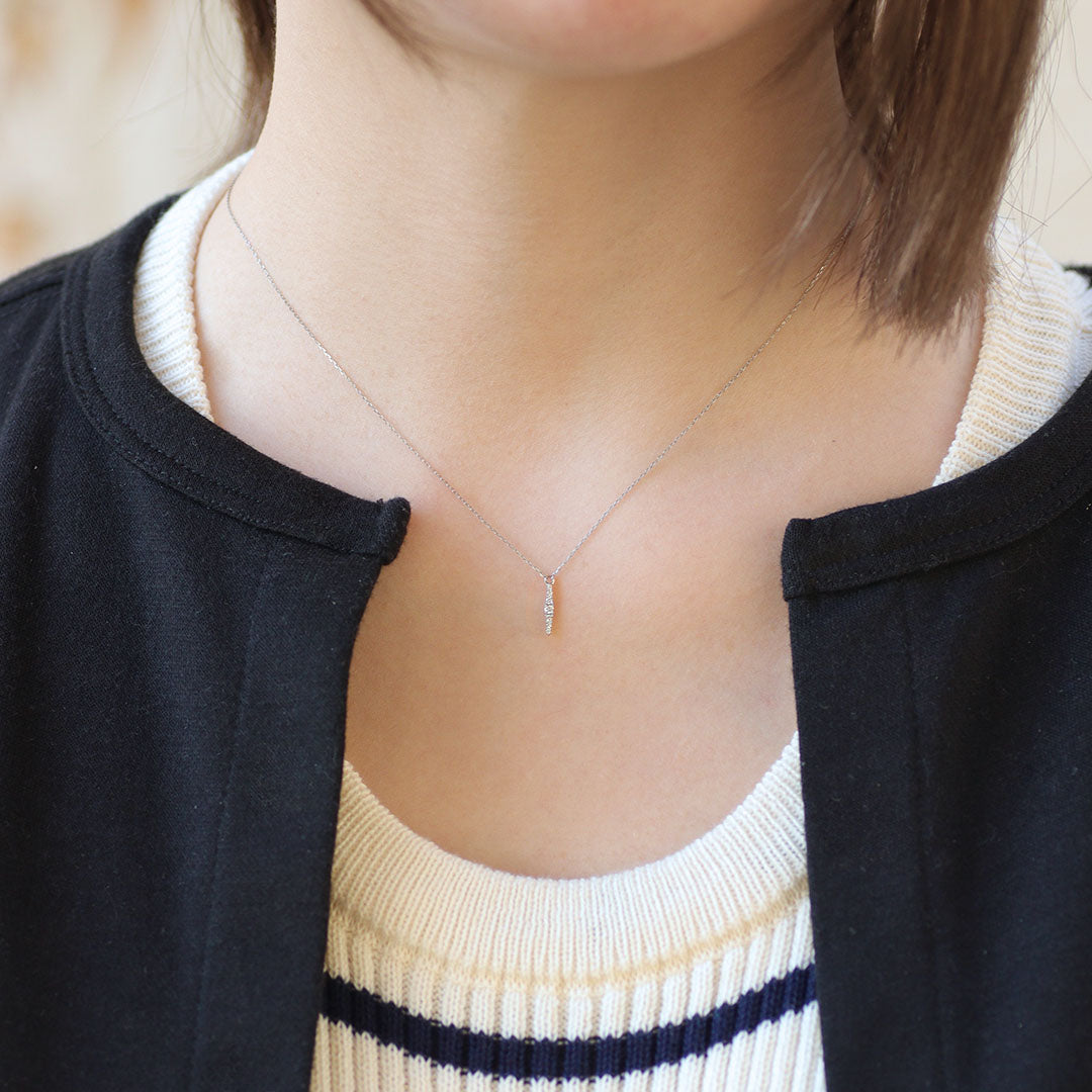 プラチナネックレス ジョエル ダイヤ｜MONATELIER（モナトリエ）公式