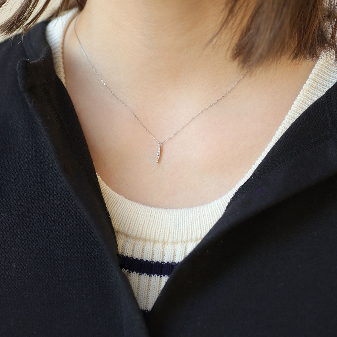 プラチナネックレス ジョエル ダイヤ｜MONATELIER（モナトリエ）公式