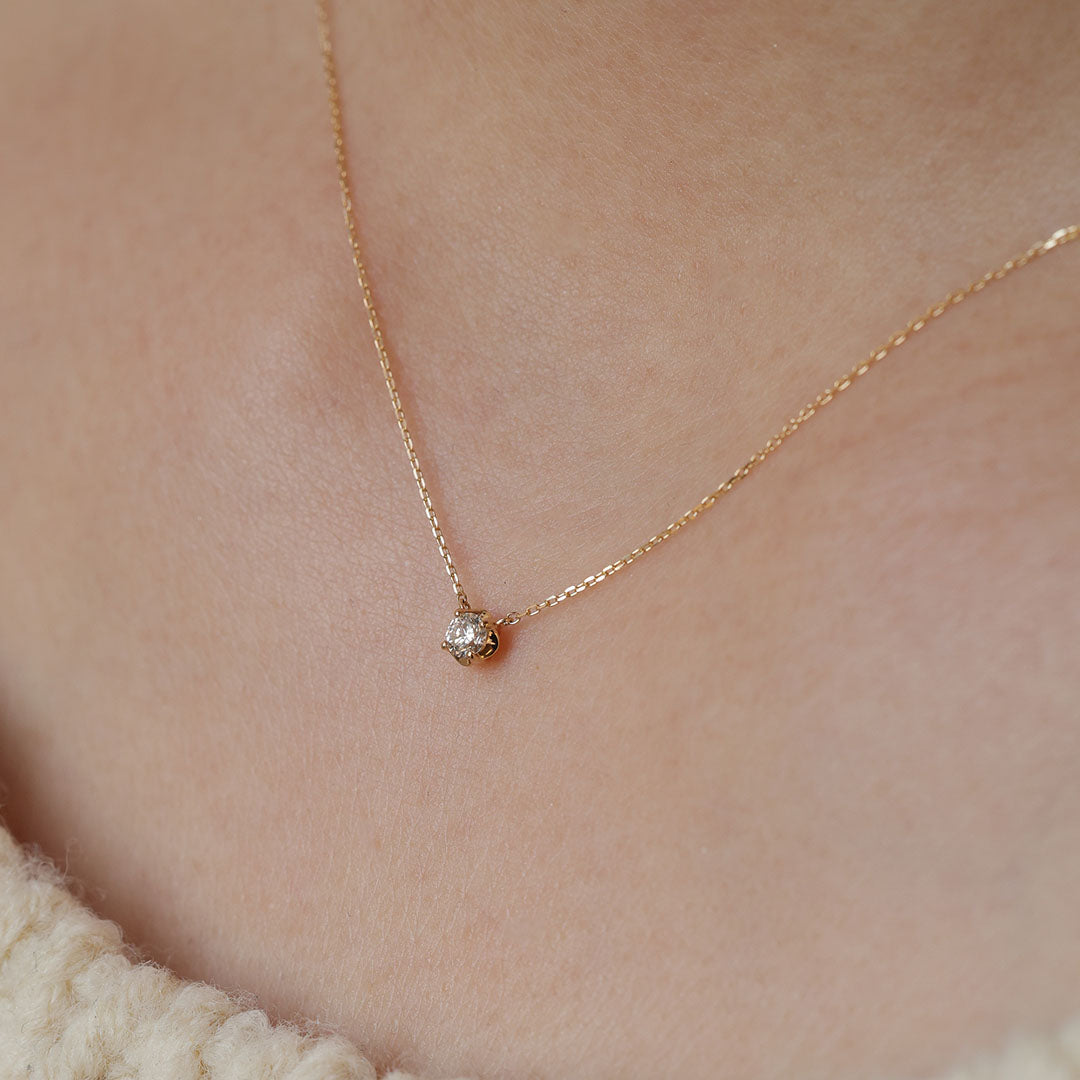 K10ネックレス アベル0.1ct ダイヤ｜MONATELIER（モナトリエ）公式