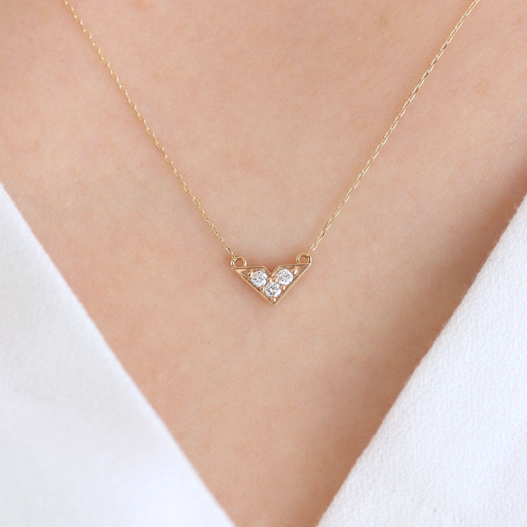 K10ネックレス ジョーン ダイヤ｜MONATELIER（モナトリエ）公式｜K10