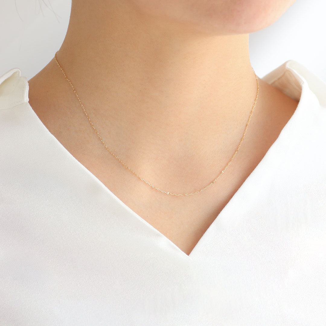 K10ネックレス リタ｜MONATELIER（モナトリエ）公式｜K10 一粒ダイヤ