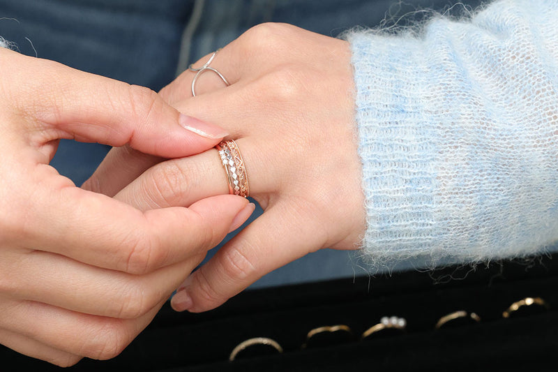 リングを自由にご試着いただけます